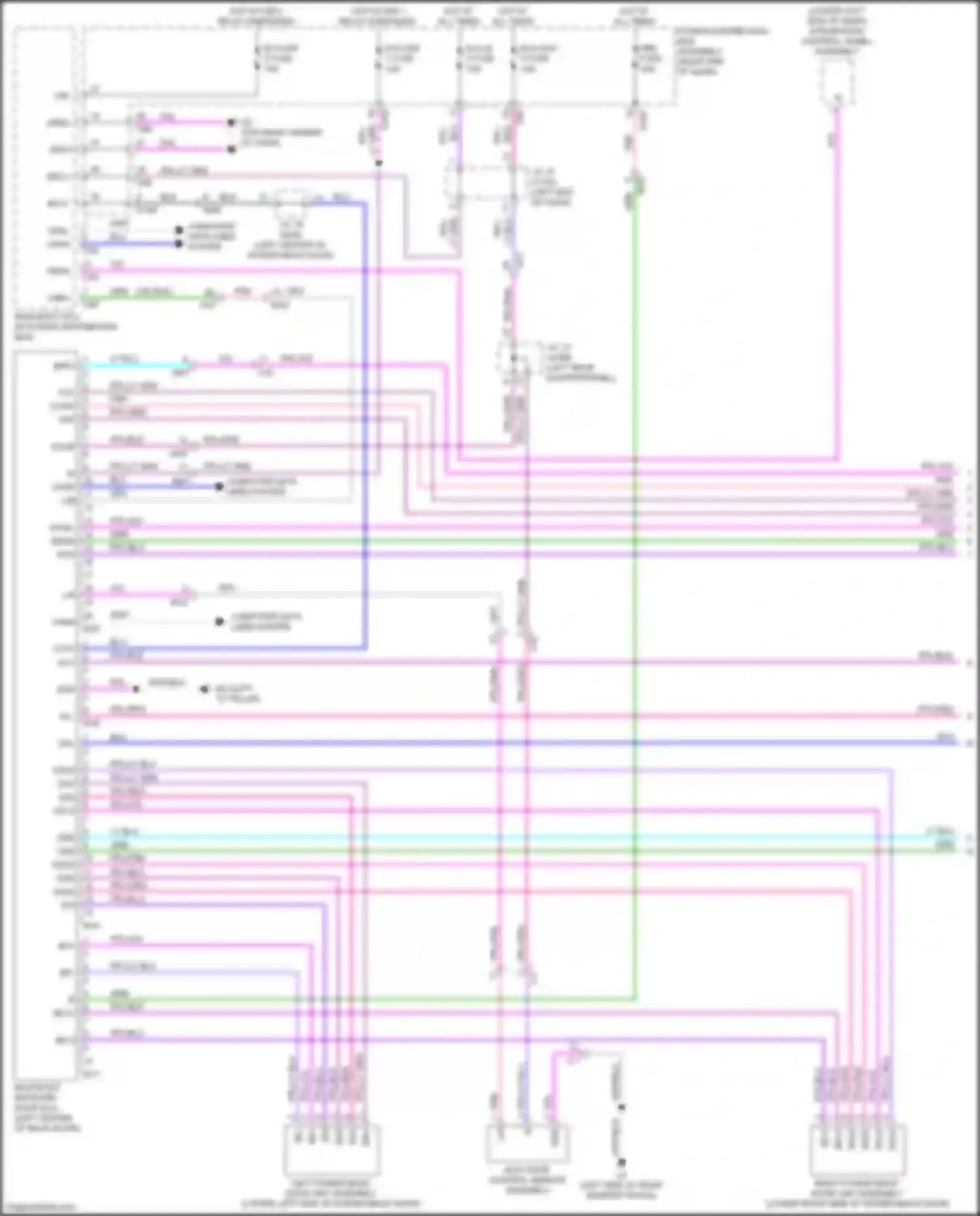 RX Lexus V (2022-2024): Back door opener circuit (1 of 2)