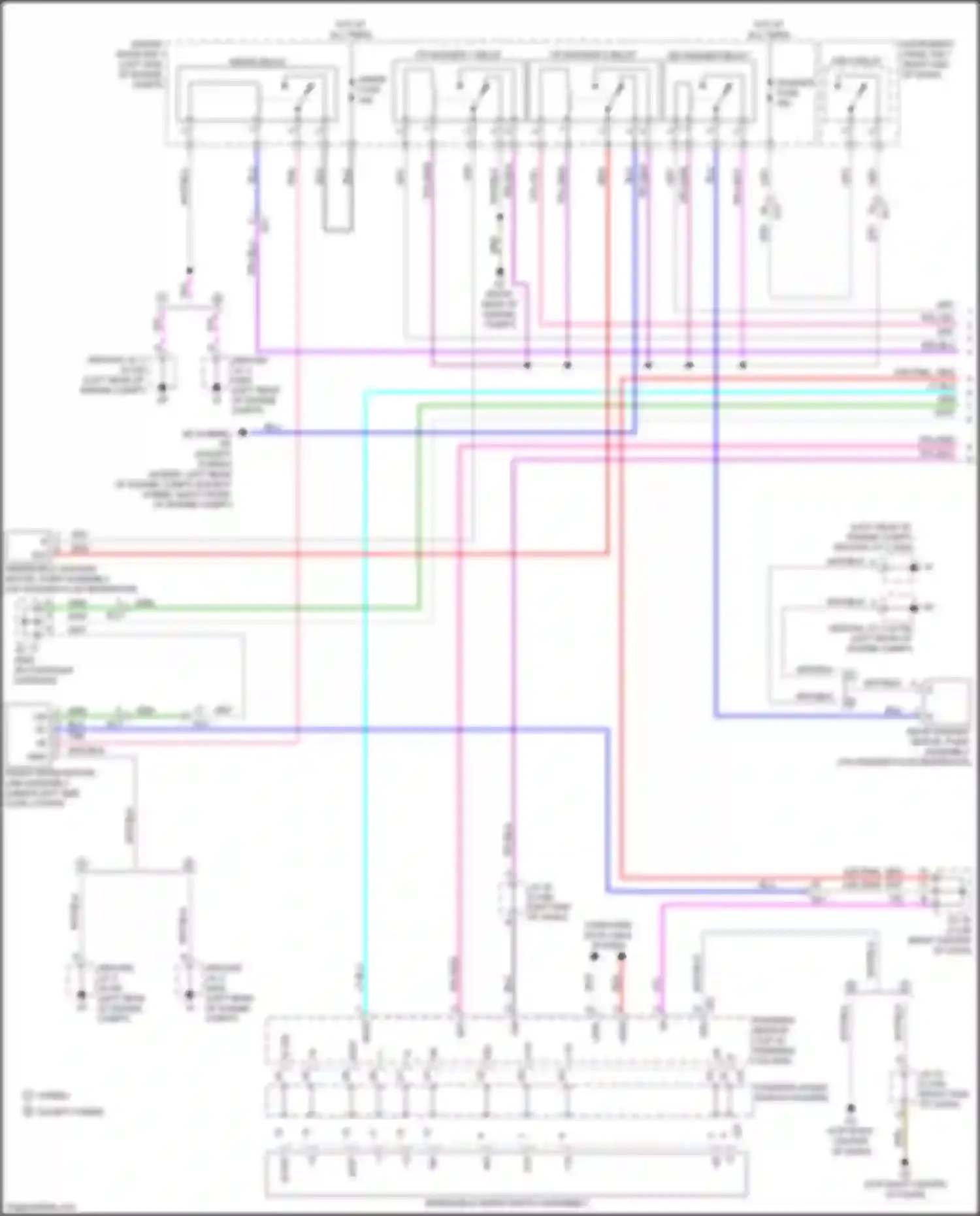 RX Lexus V (2022-2024): Front wiper/washer circuit (1 of 2)