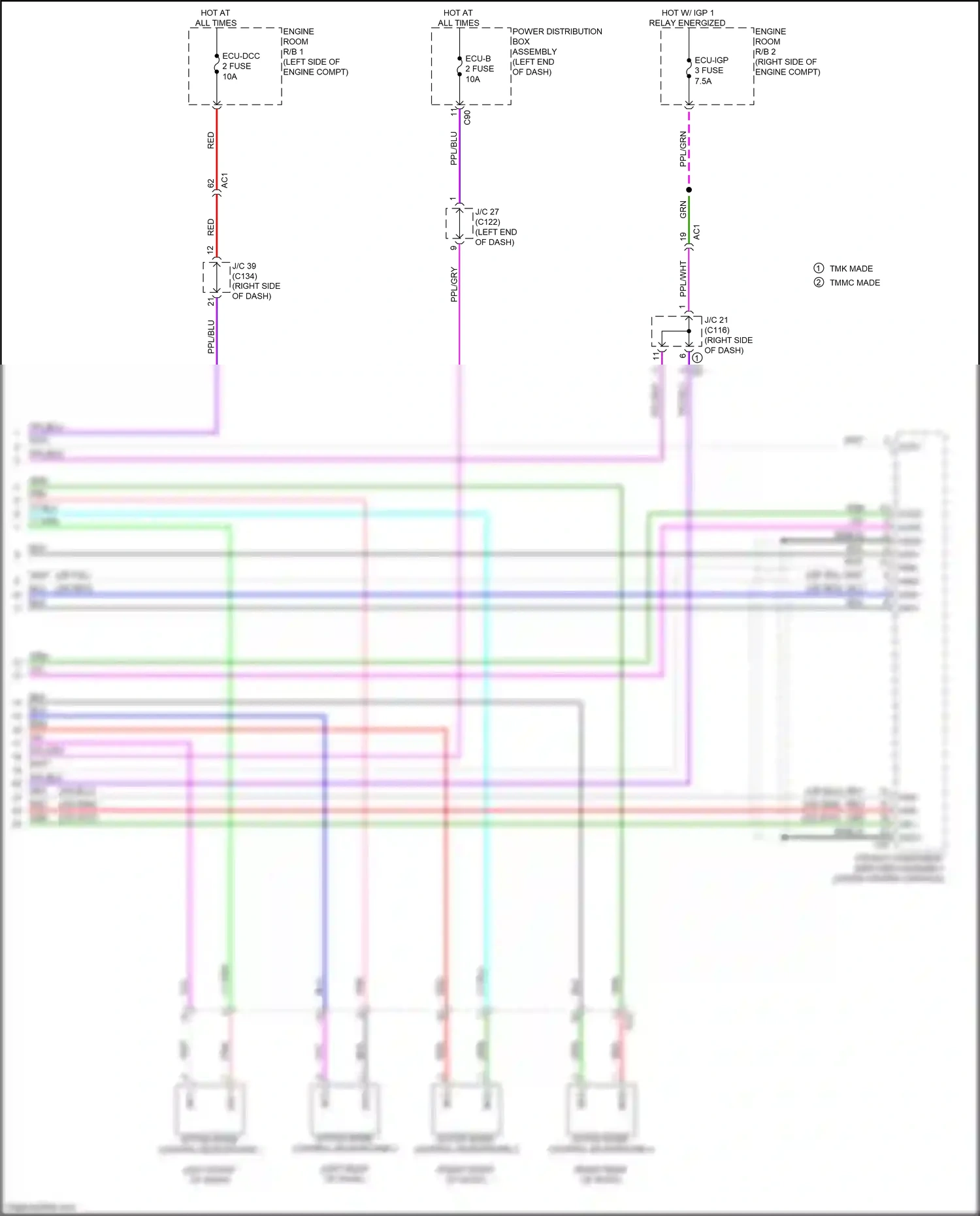 Lexus RX V (2022-2024) active noise control microphone 4 wiring diagram  (1 of 1)