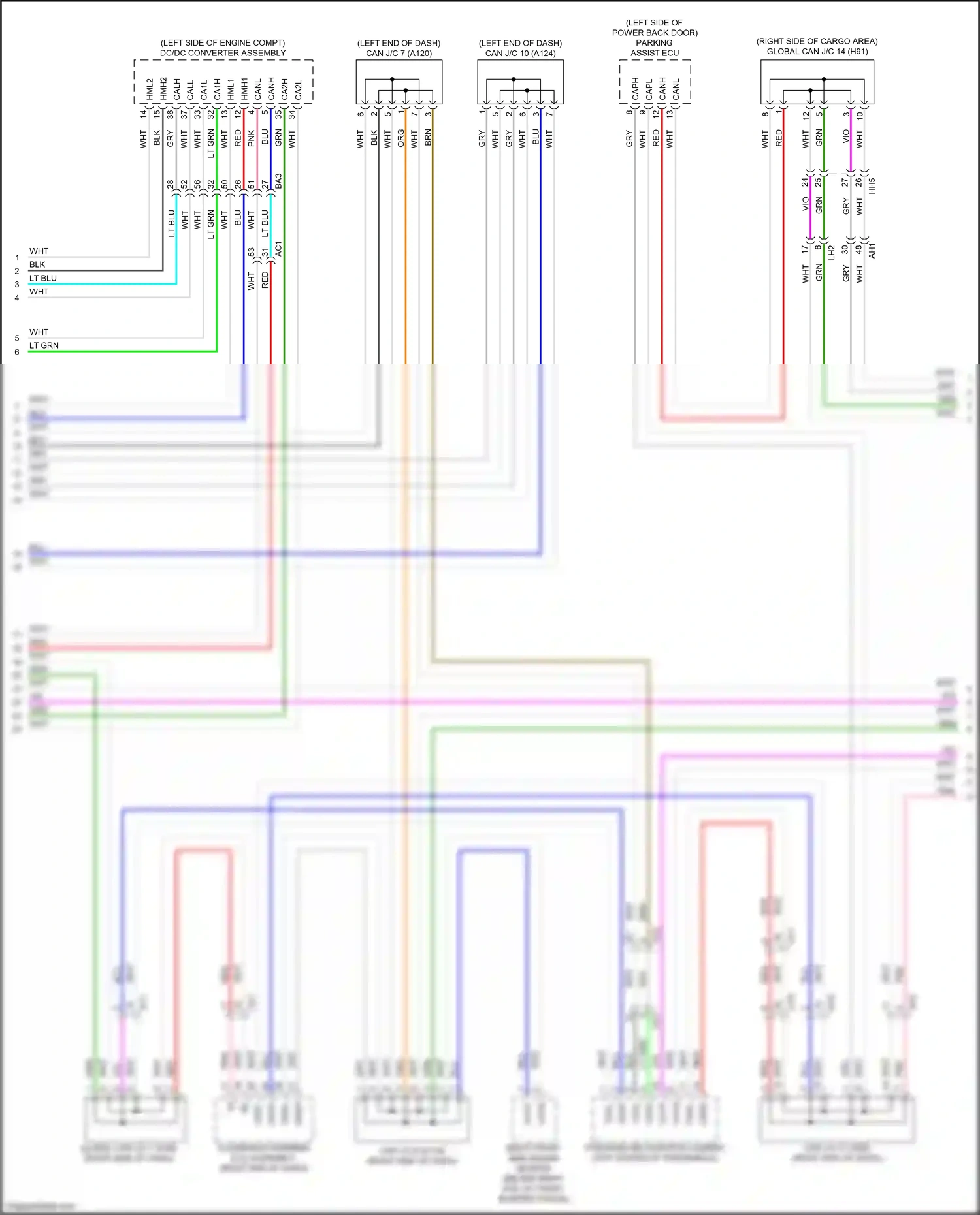 Lexus RX V (2022-2024) blk wiring diagram  (164 of 205)