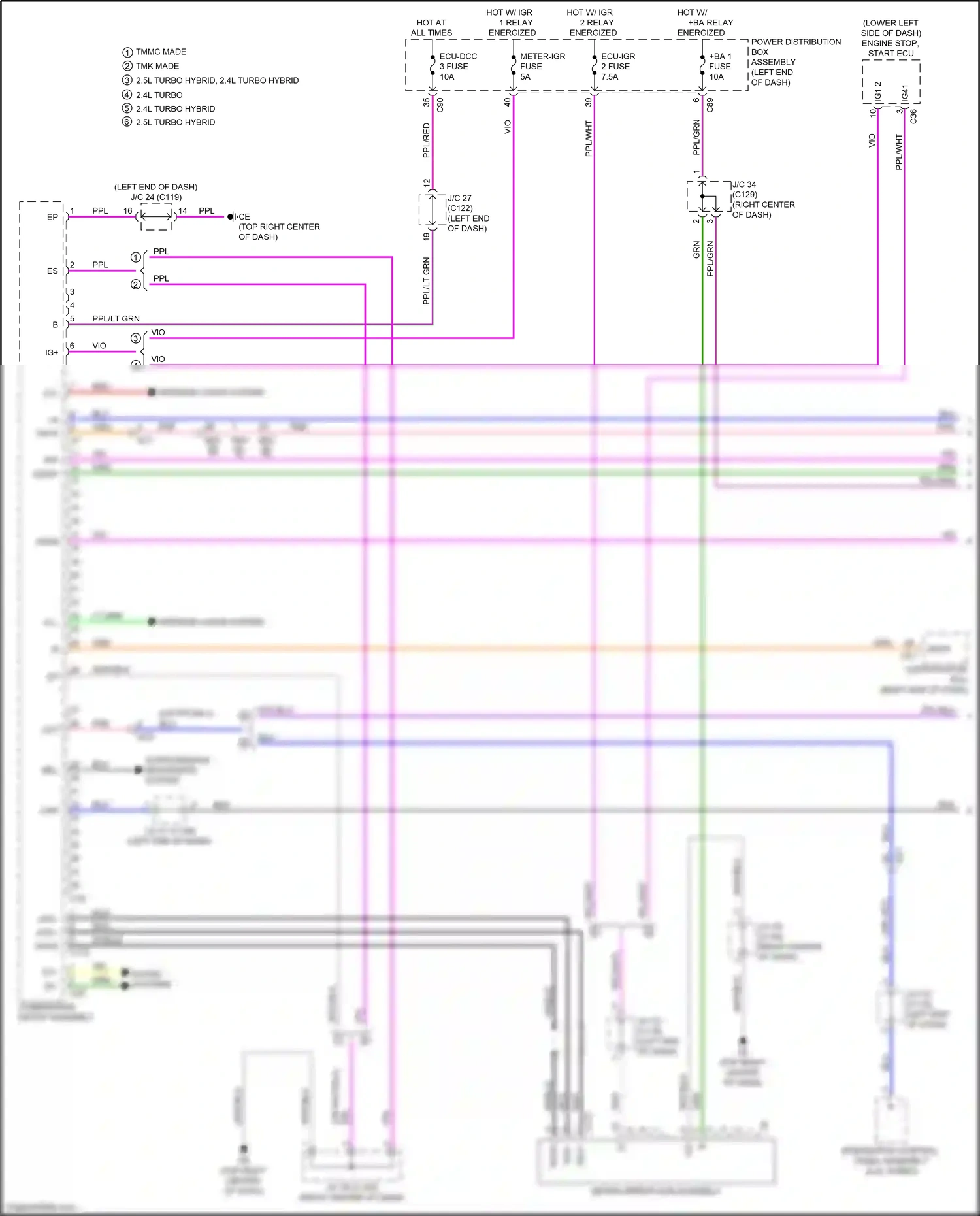 Lexus RX V (2022-2024) blk wiring diagram  (14 of 205)