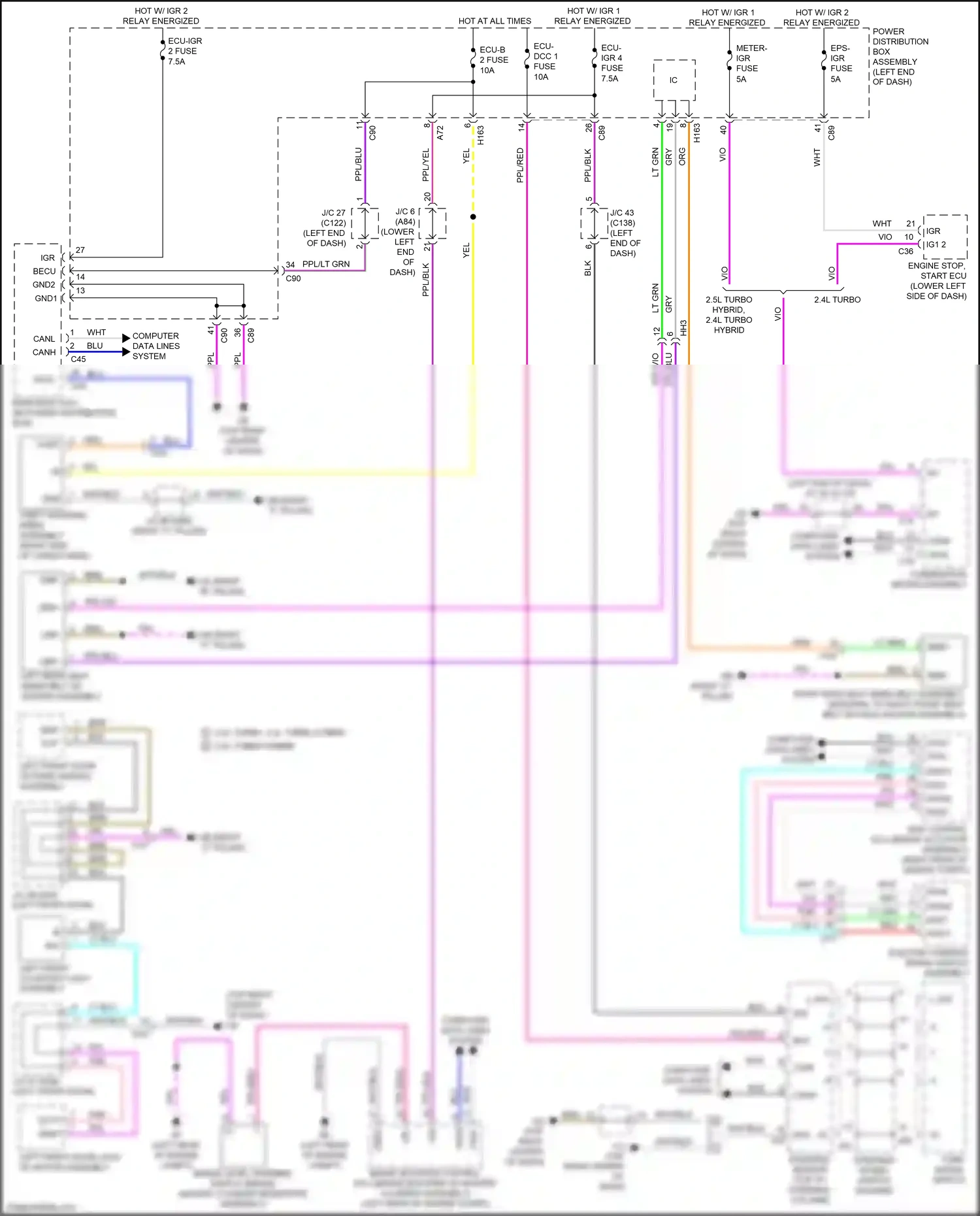 Lexus RX V (2022-2024) blk wiring diagram  (109 of 205)
