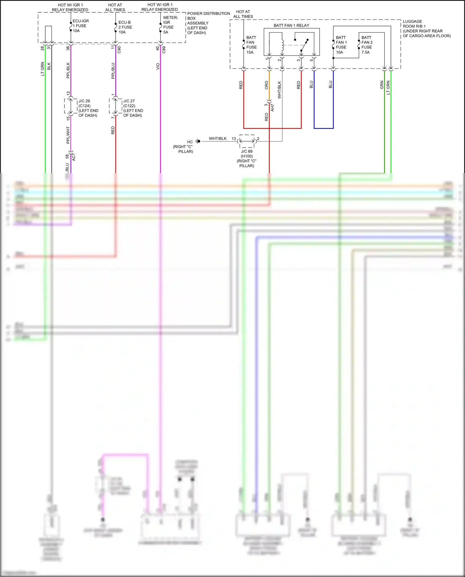 Lexus RX V (2022-2024) brn wiring diagram  (89 of 96)
