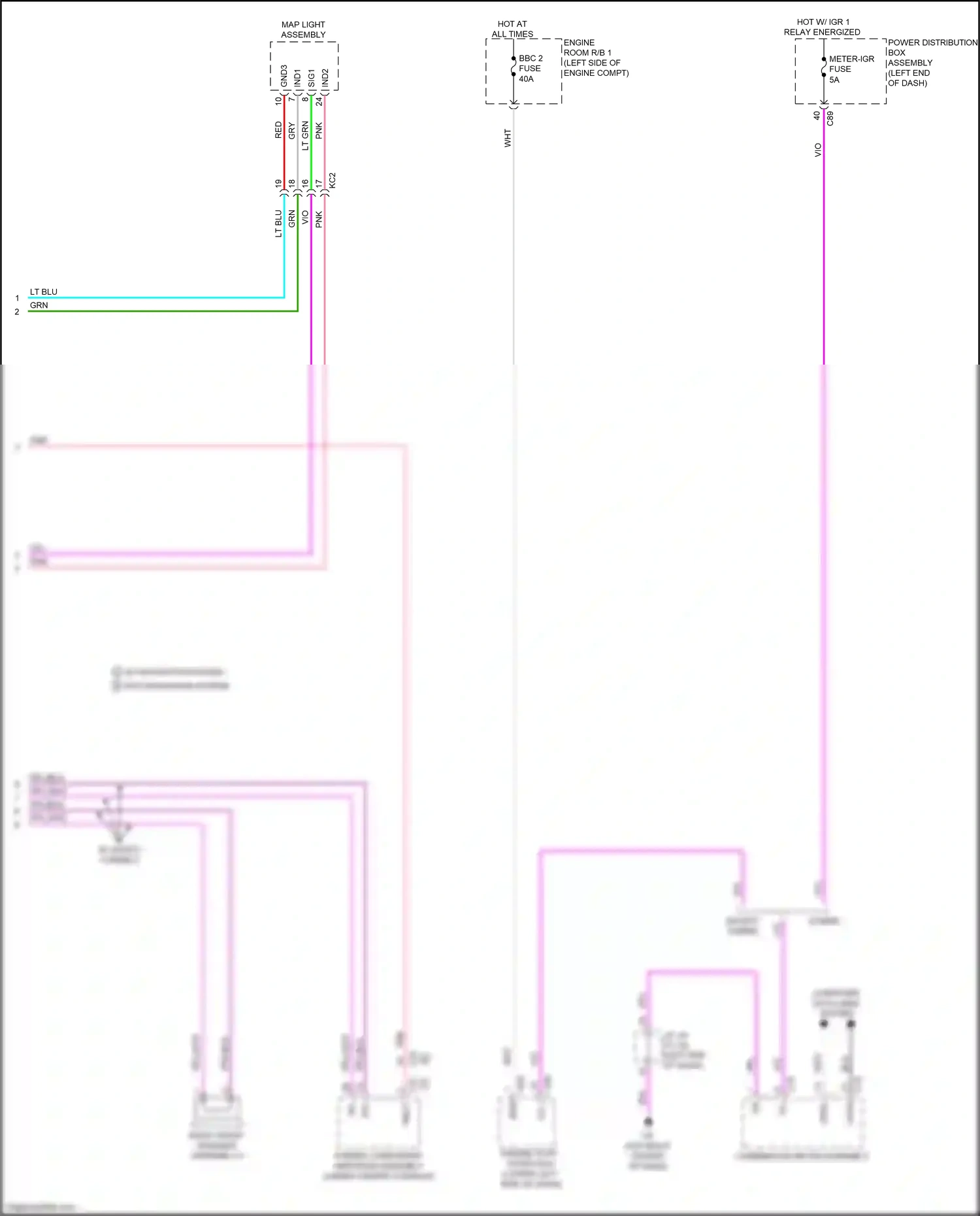 Lexus RX V (2022-2024) combination meter assembly wiring diagram  (20 of 50)