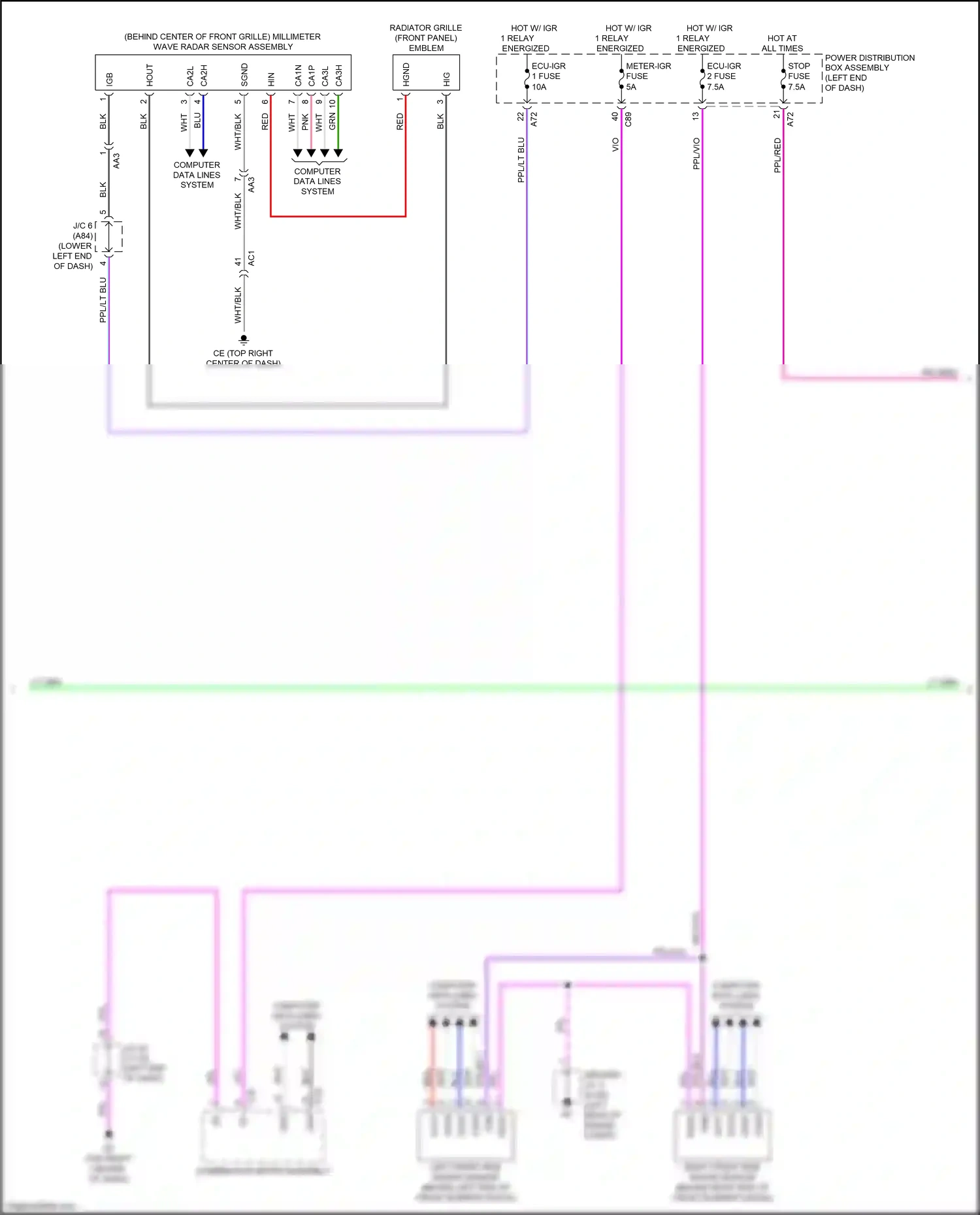 Lexus RX V (2022-2024) computer data lines system wiring diagram  (22 of 115)