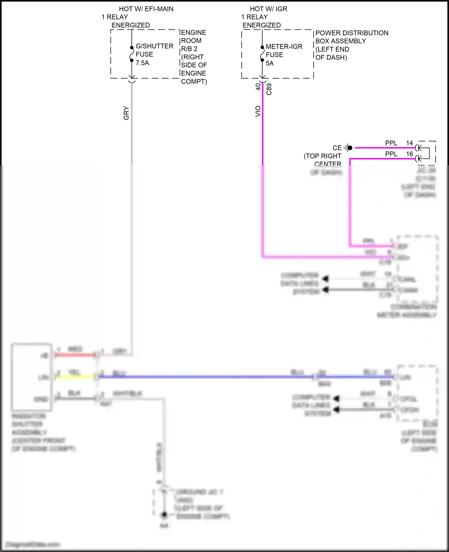 Lexus RX V (2022-2024) computer data lines system wiring diagram  (105 of 115)