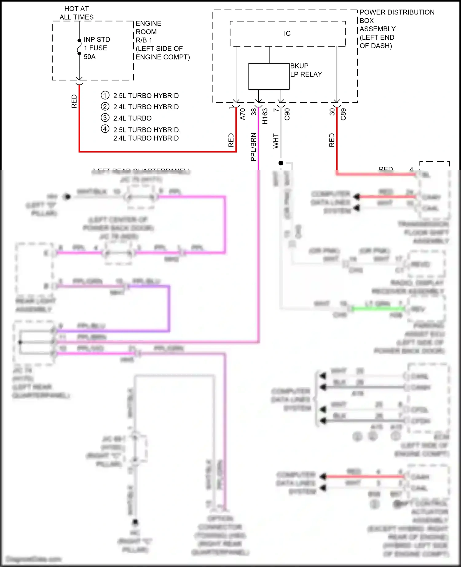 Lexus RX V (2022-2024) computer data lines system wiring diagram  (2 of 115)