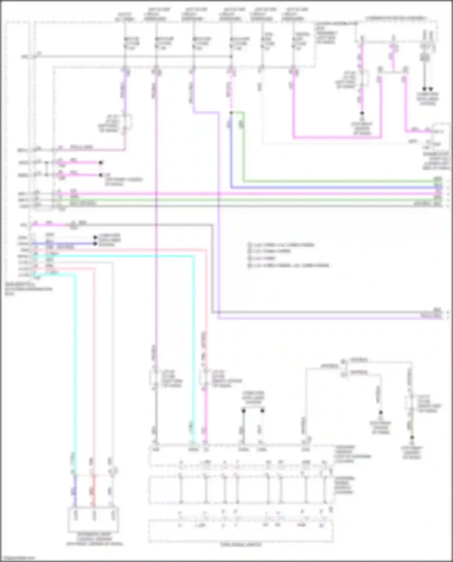 Wiring diagram ecu-igr 4 fuse for Lexus RX V (2022-2024) (7 of 11)