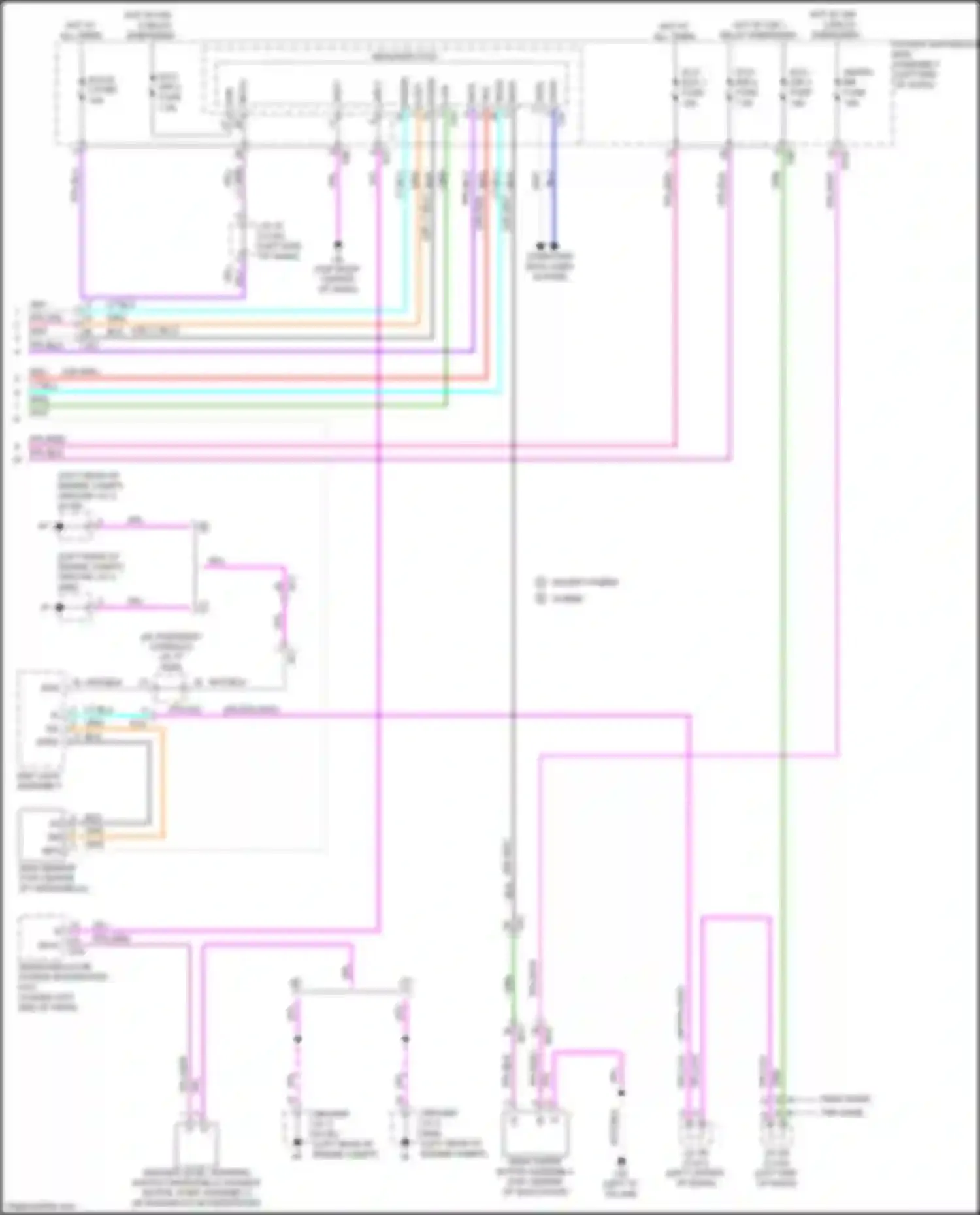 Wiring diagram ecu-igr 4 fuse for Lexus RX V (2022-2024) (5 of 11)