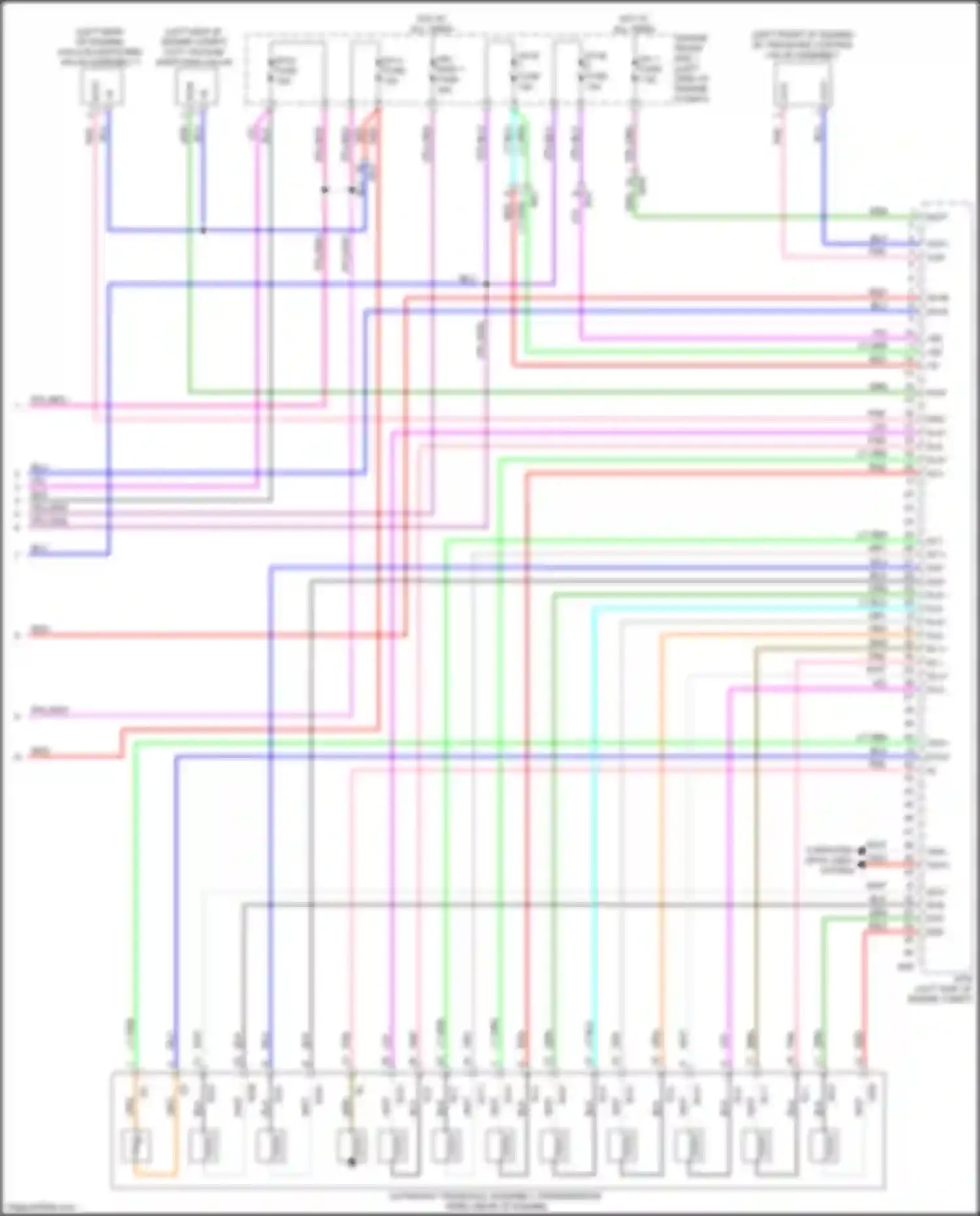 Wiring diagram efi-b 2 fuse for Lexus RX V (2022-2024) (1 of 2)