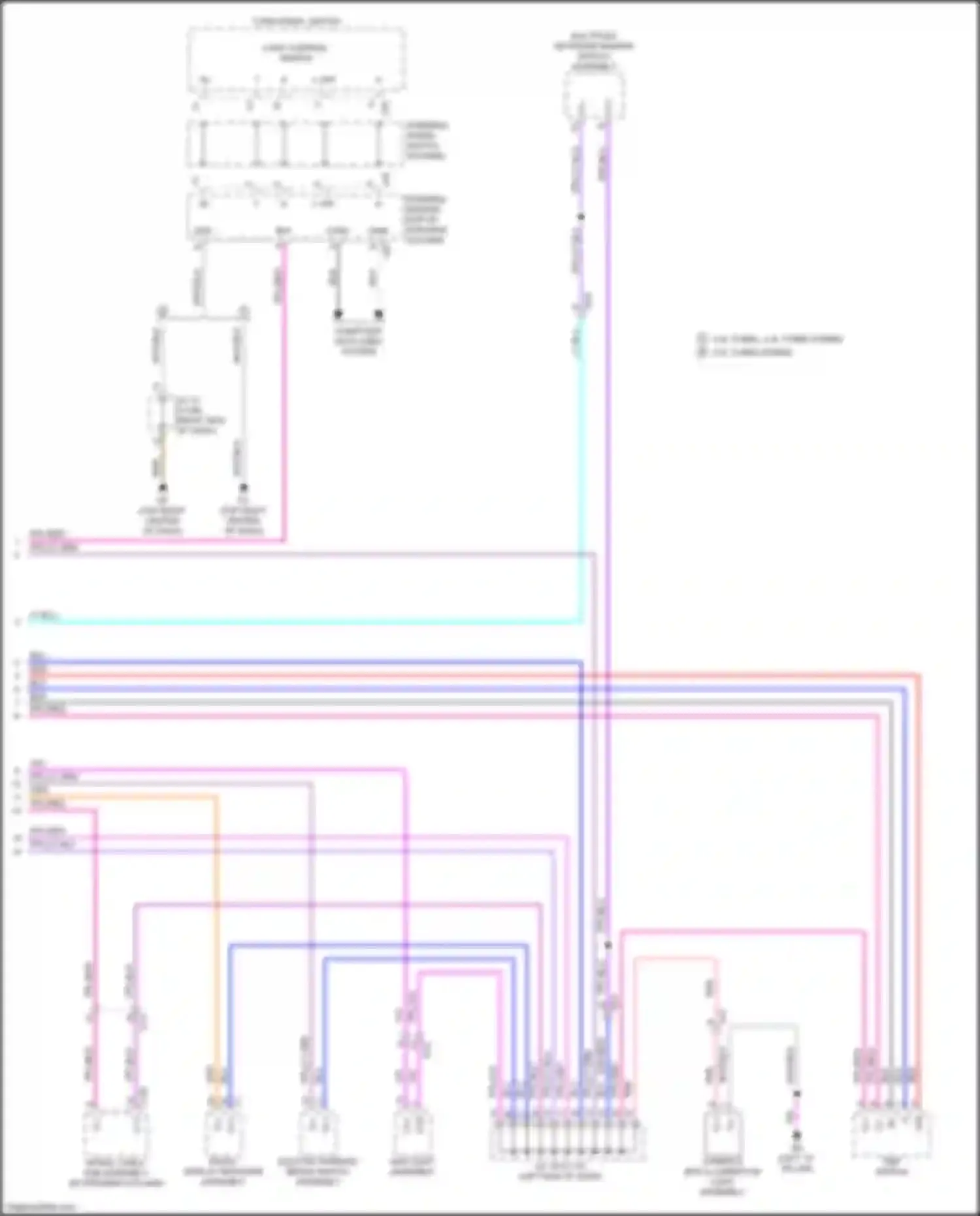Wiring diagram electric parking brake switch assembly for Lexus RX V (2022-2024) (6 of 10)