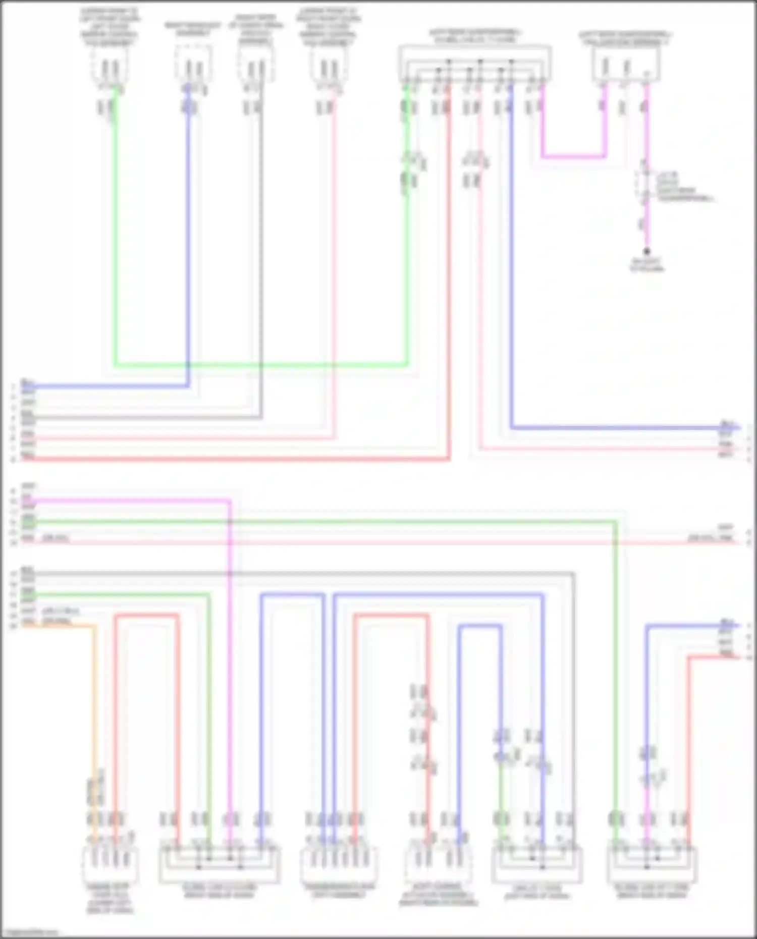 Wiring diagram engine stop, start ecu for Lexus RX V (2022-2024) (1 of 42)