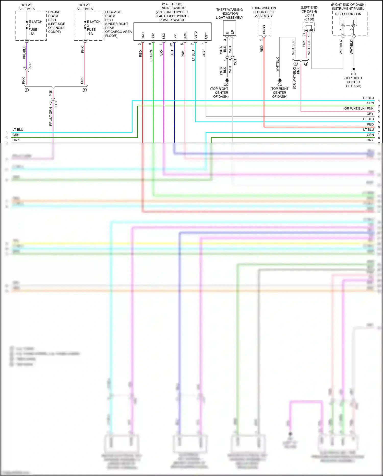 Lexus RX V (2022-2024) grn wiring diagram  (137 of 178)