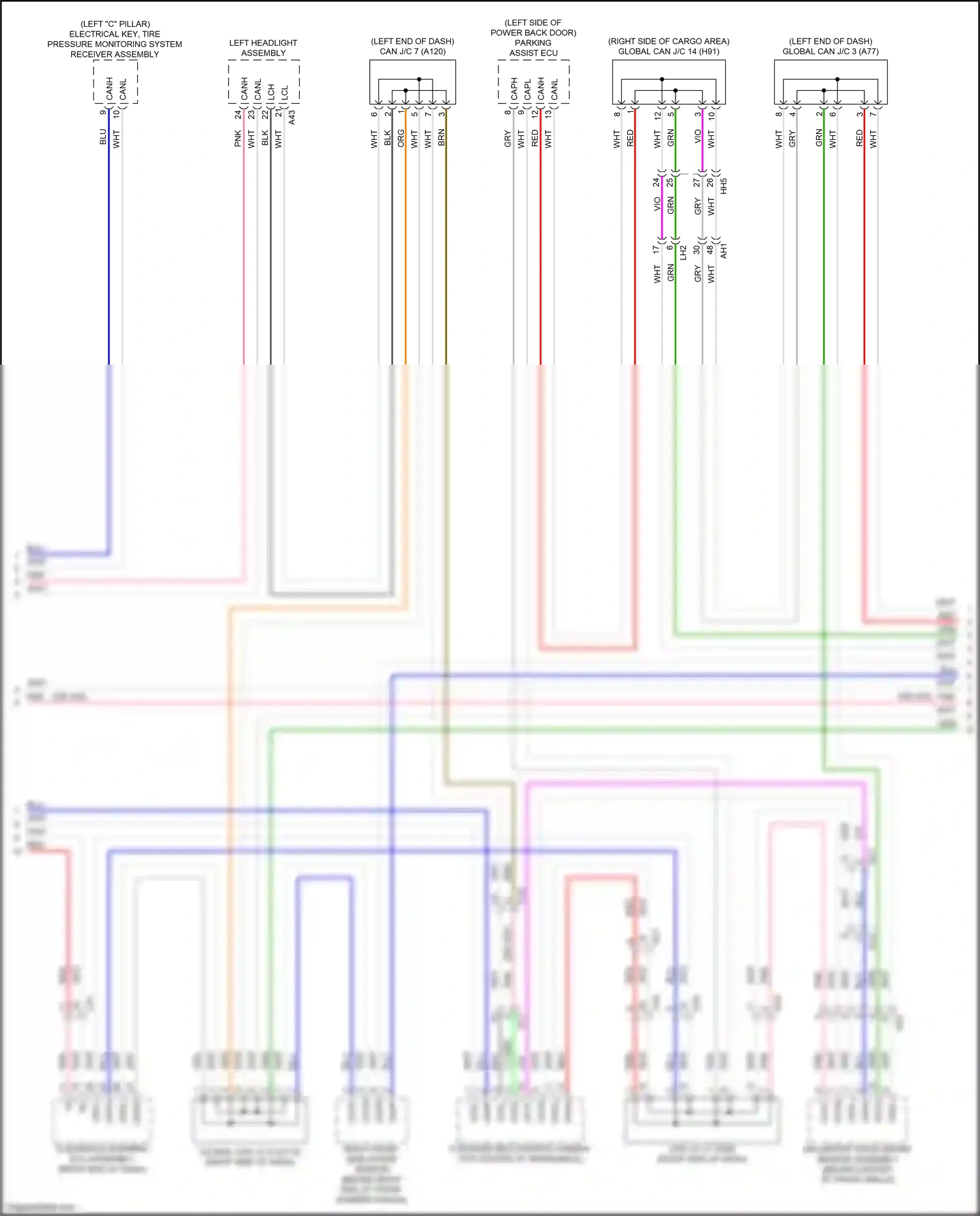 Lexus RX V (2022-2024) grn wiring diagram  (131 of 178)