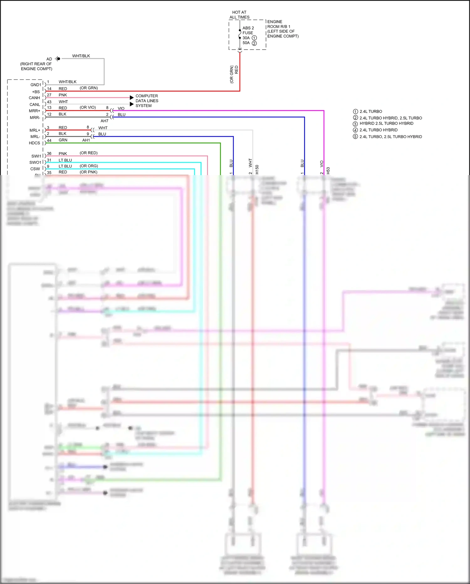 Lexus RX V (2022-2024) gry wiring diagram  (85 of 138)