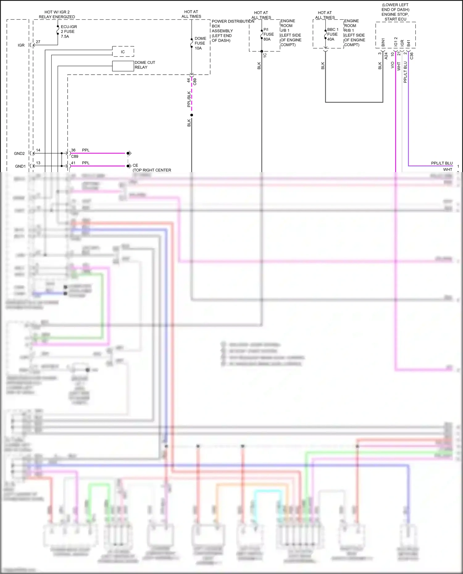 Lexus RX V (2022-2024) gry wiring diagram  (51 of 138)