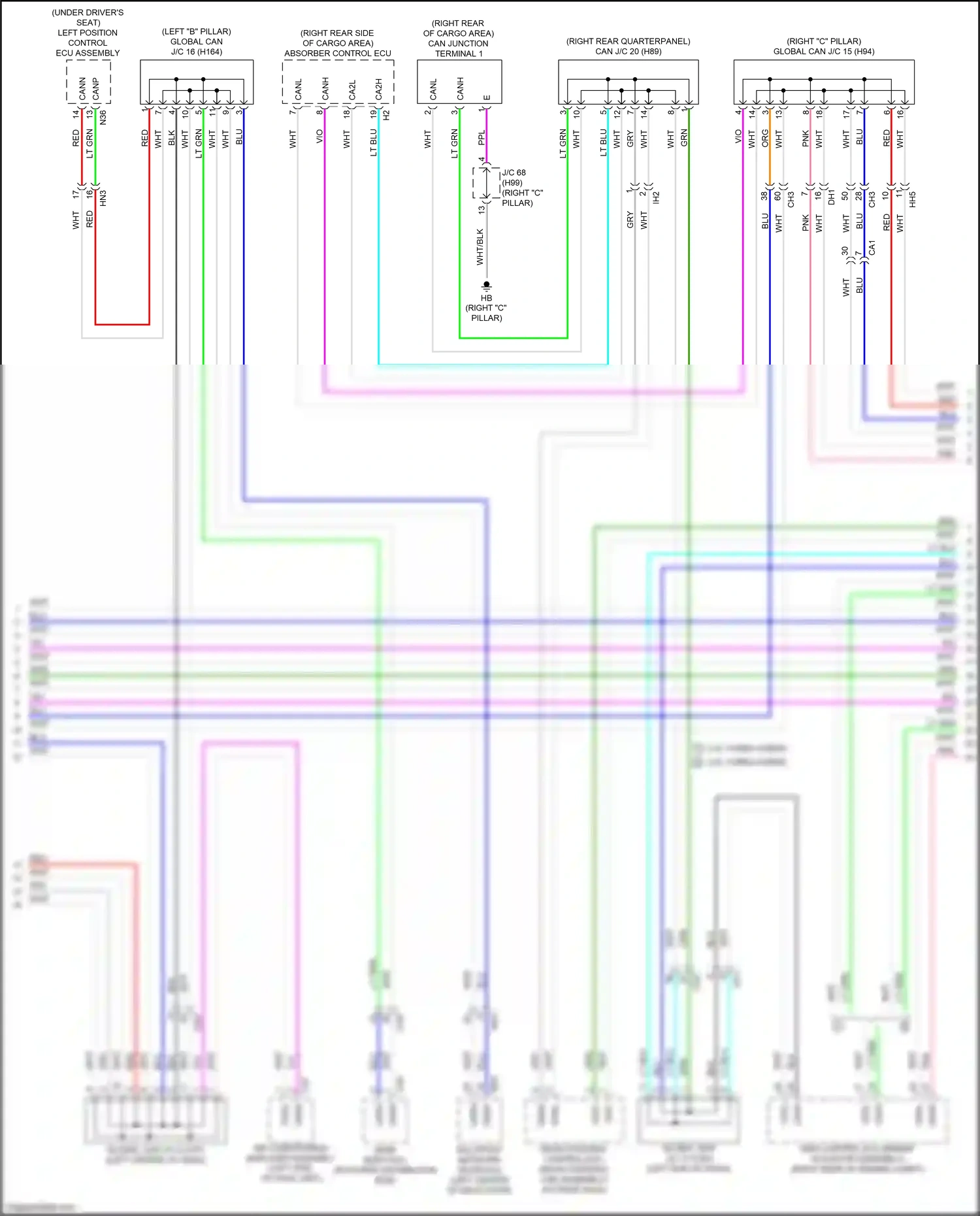 Lexus RX V (2022-2024) gry wiring diagram  (102 of 138)