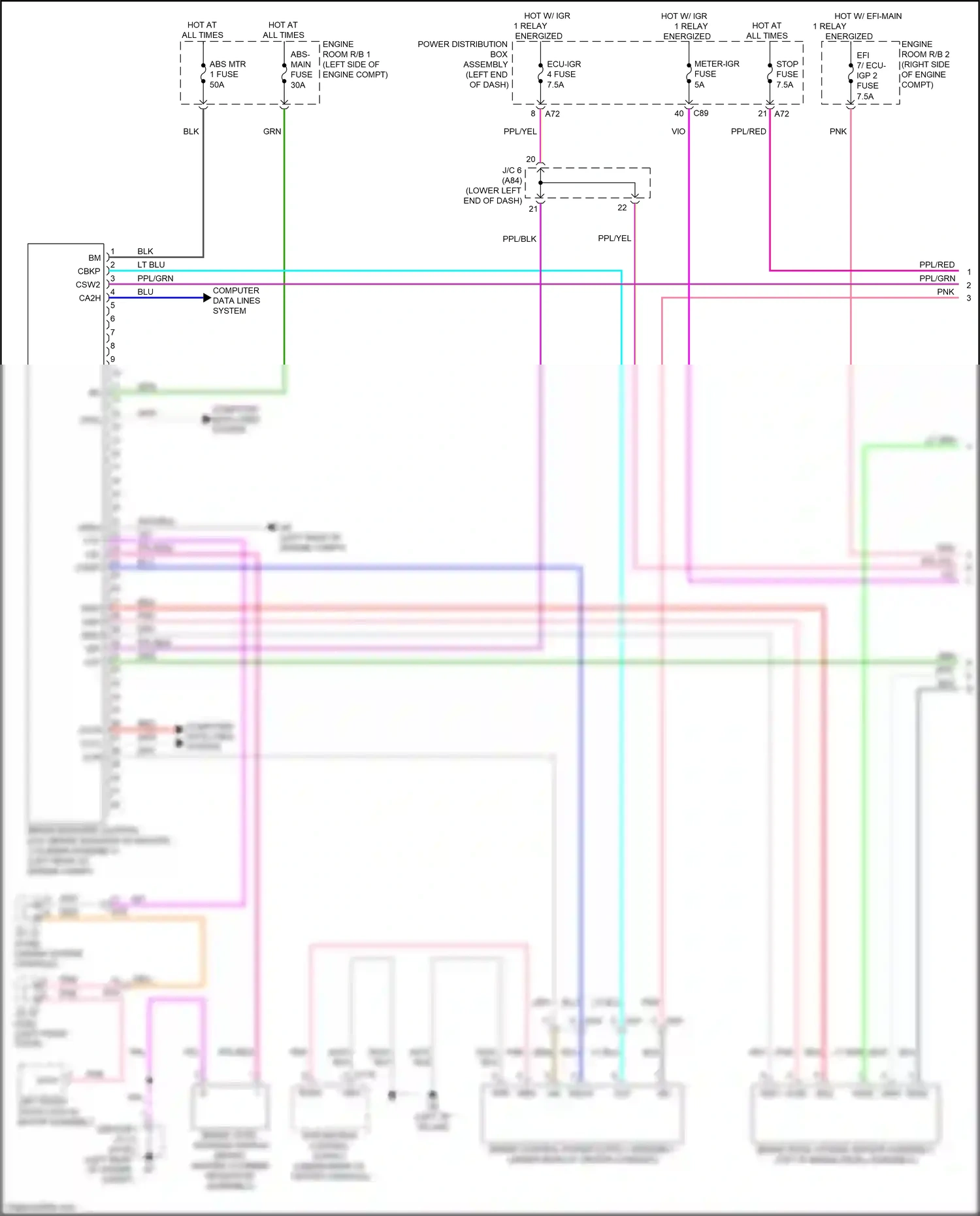 Lexus RX V (2022-2024) gry wiring diagram  (111 of 138)