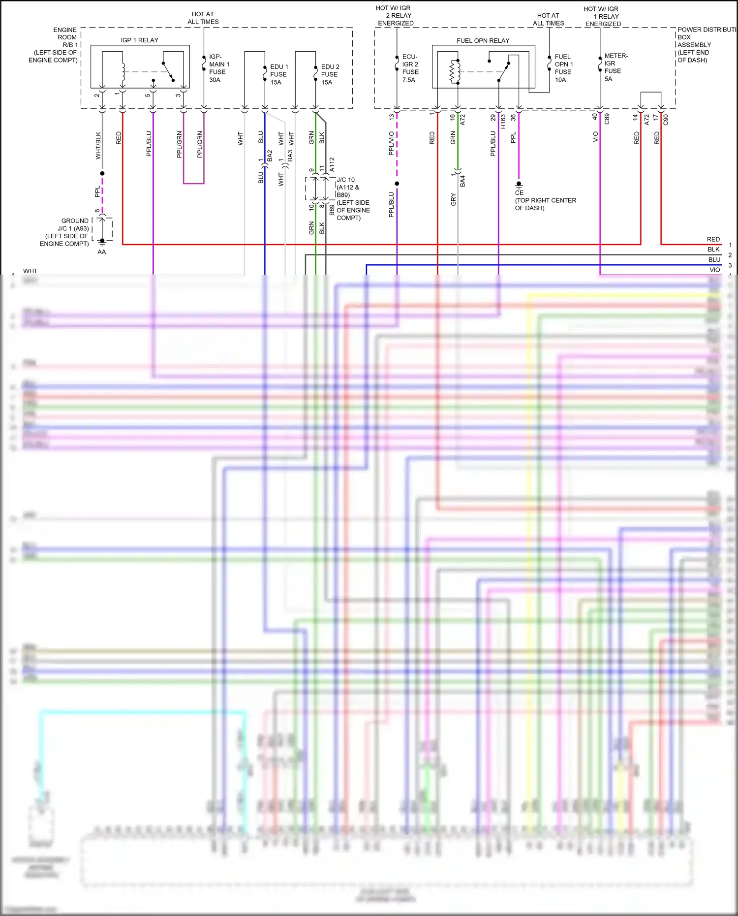 Lexus RX V (2022-2024) gry wiring diagram  (133 of 138)