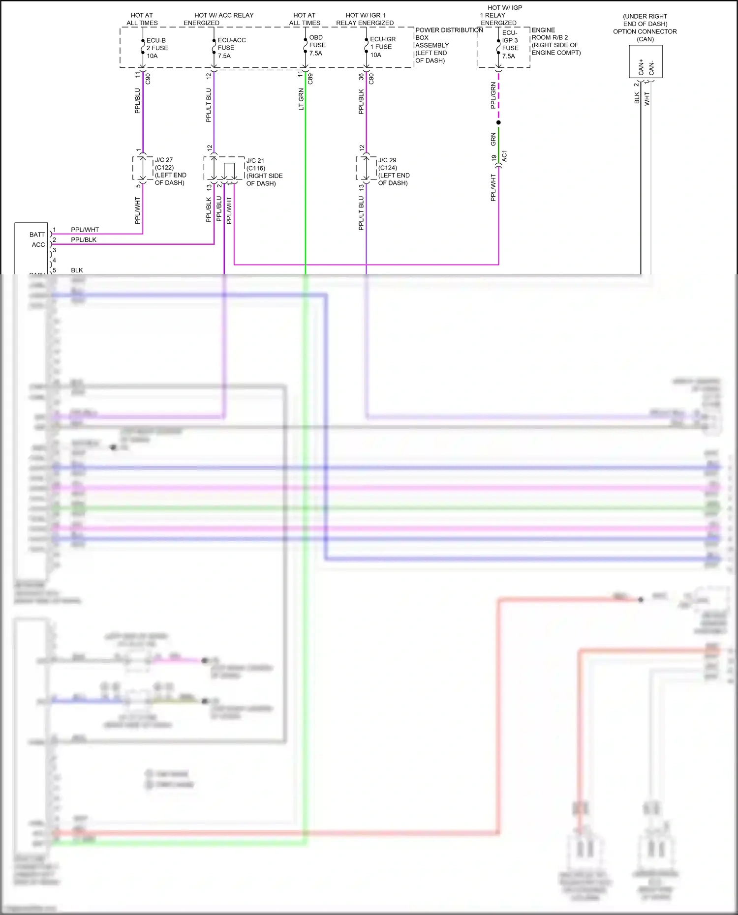 Lexus RX V (2022-2024) gry wiring diagram  (101 of 138)