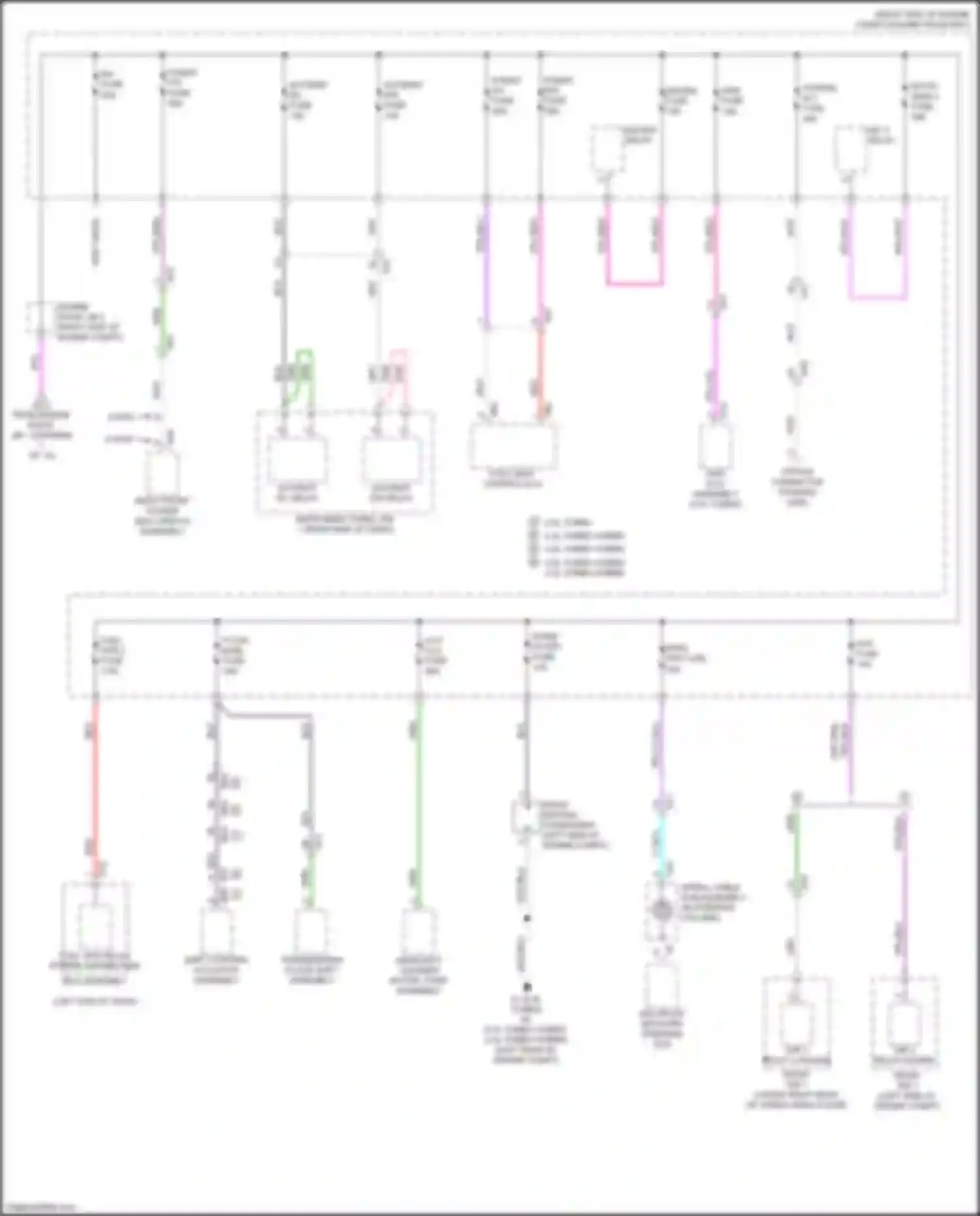 Wiring diagram h-lp cln fuse for Lexus RX V (2022-2024) (3 of 3)