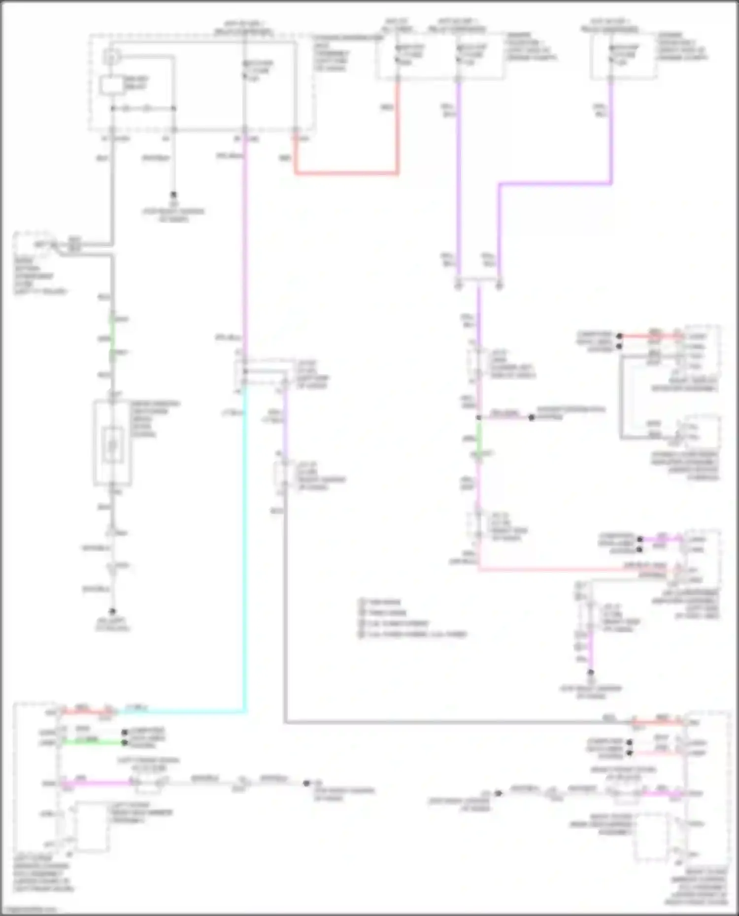 Wiring diagram hot w/ igp 1 relay energized for Lexus RX V (2022-2024) (22 of 22)