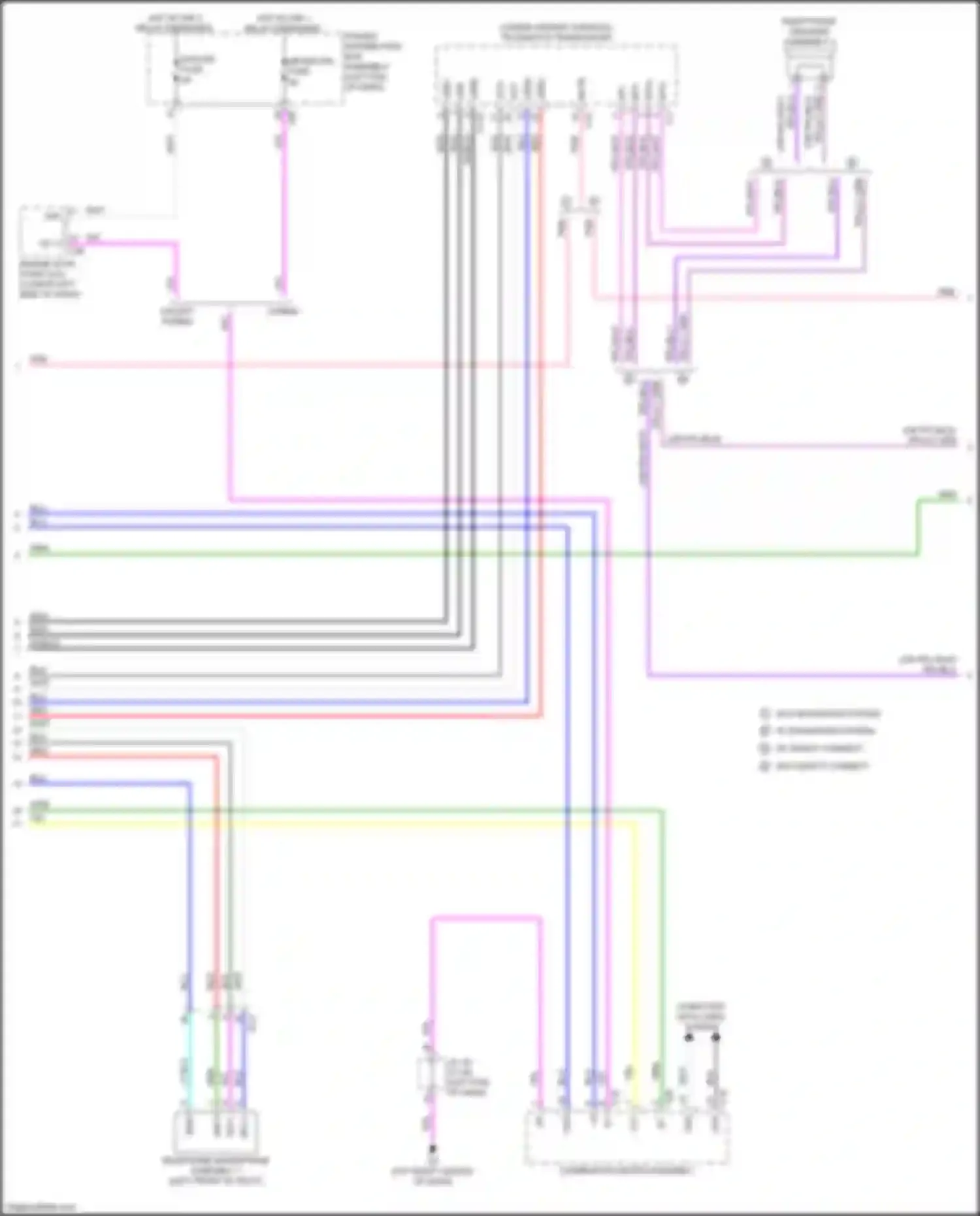 Wiring diagram hot w/ igr 1 relay energized for Lexus RX V (2022-2024) (38 of 60)