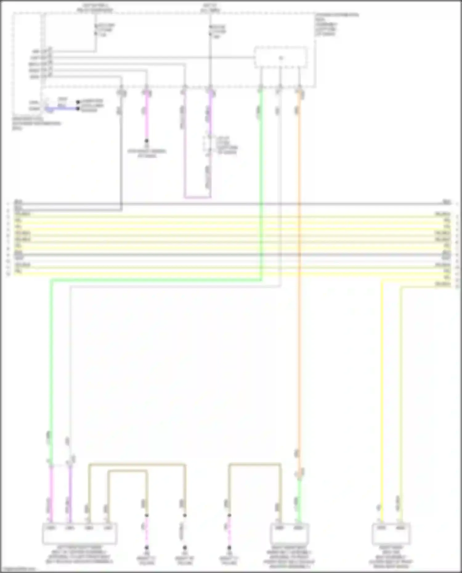 Wiring diagram hot w/ igr 2 relay energized for Lexus RX V (2022-2024) (35 of 38)