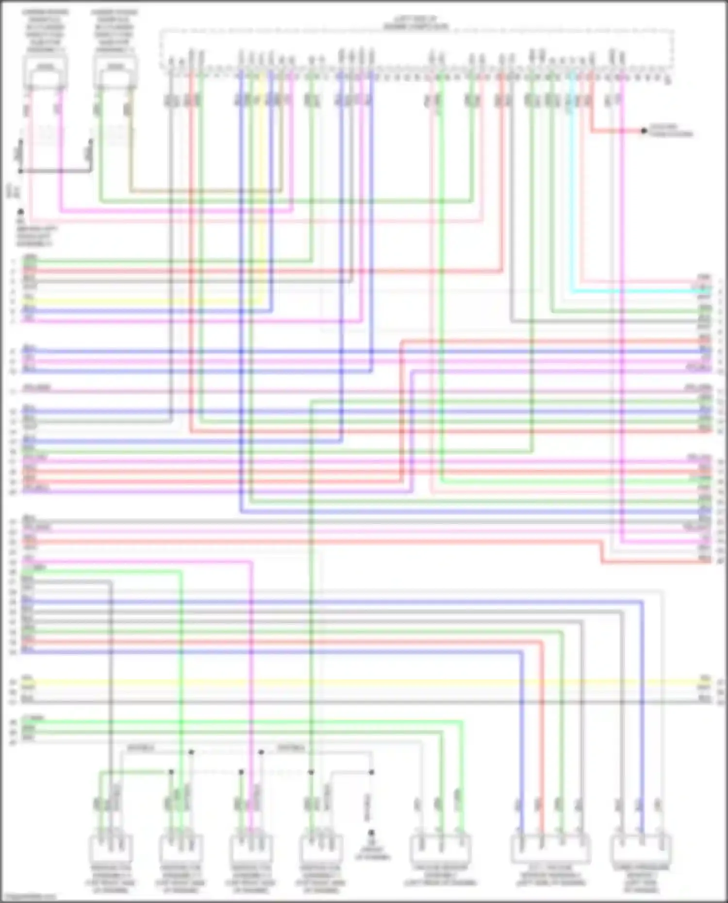 Wiring diagram ignition coil assembly 3 for Lexus RX V (2022-2024) (3 of 5)