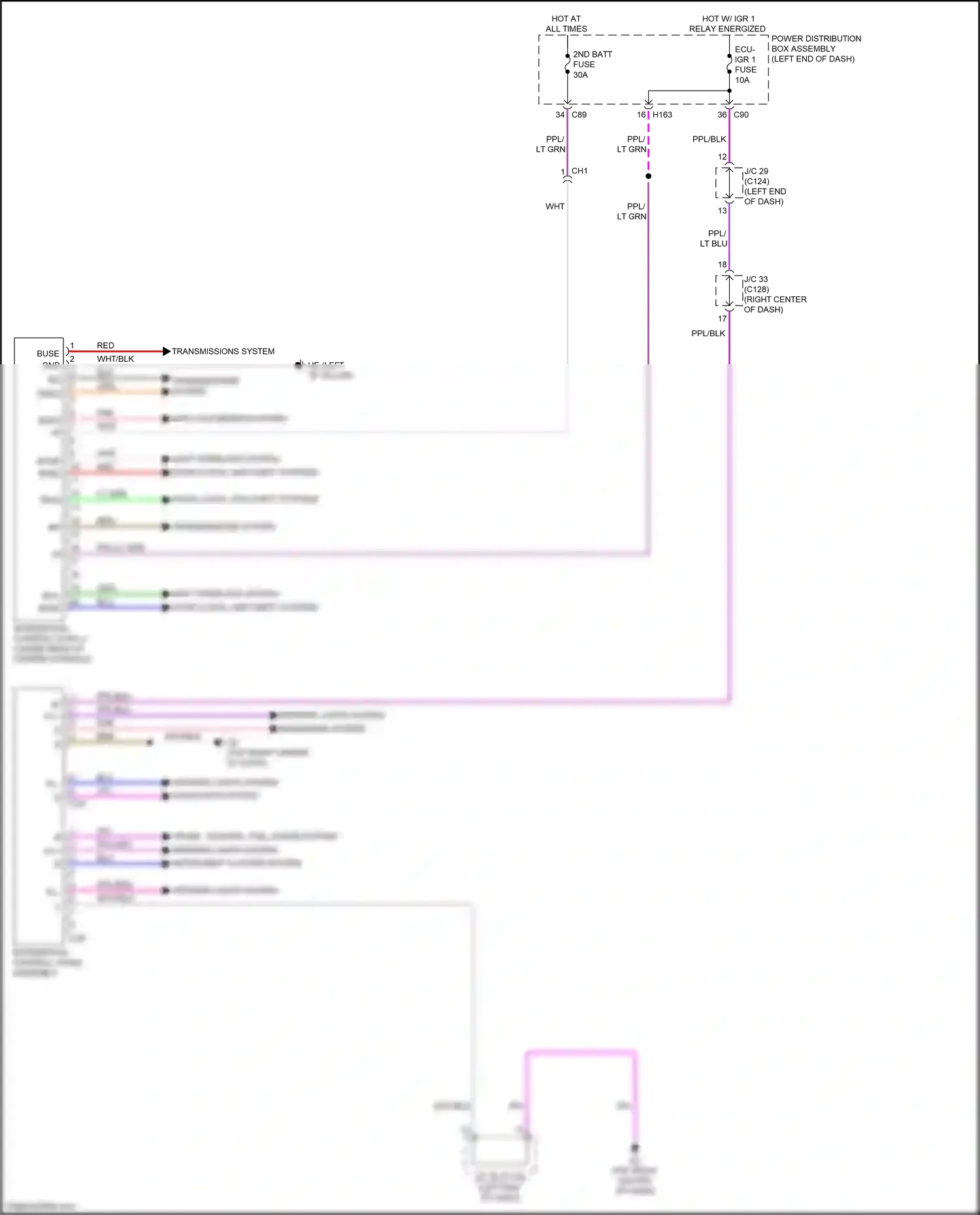 Lexus RX V (2022-2024) integration control, panel assembly wiring diagram  (5 of 13)