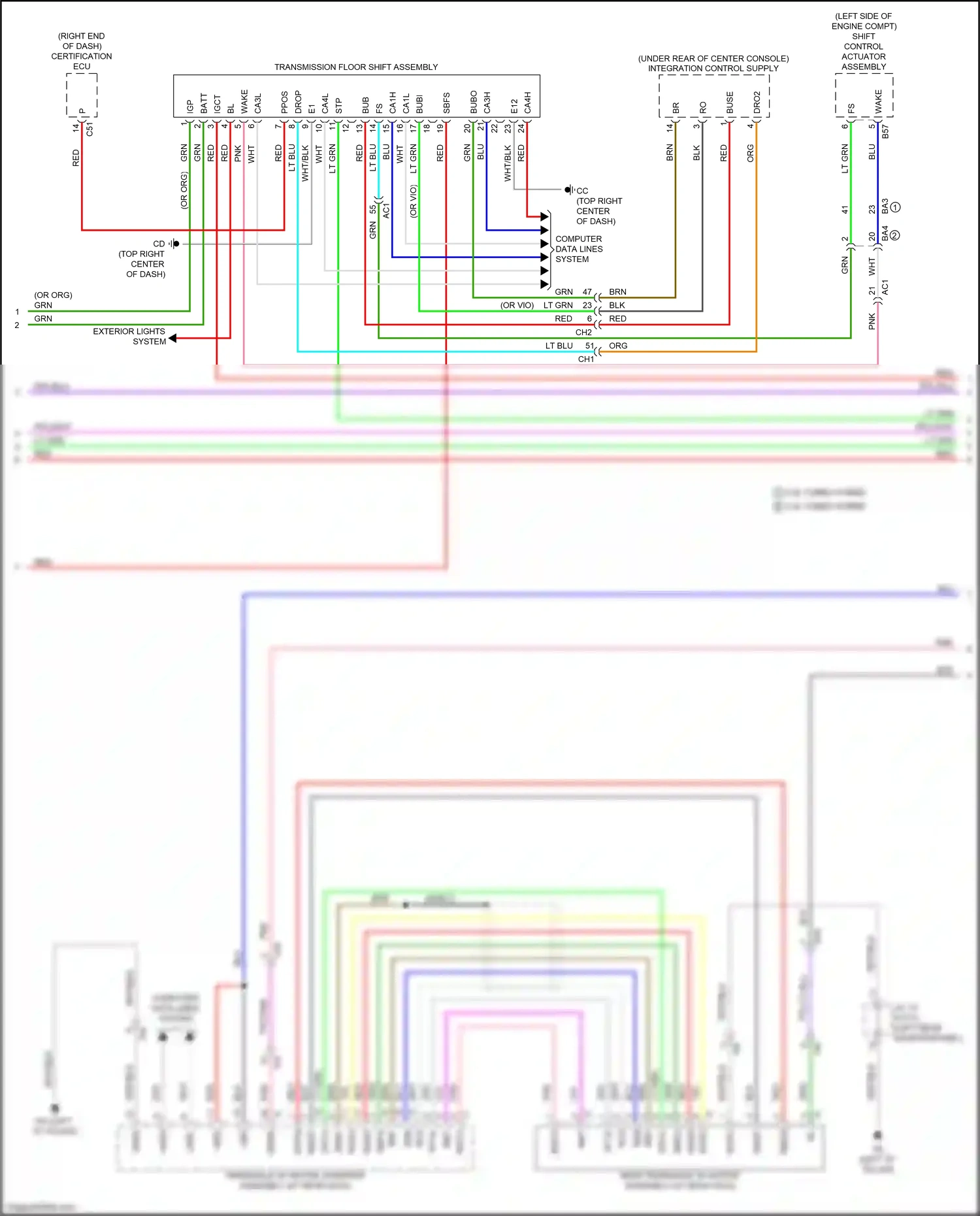Lexus RX V (2022-2024) lt grn wiring diagram  (131 of 158)