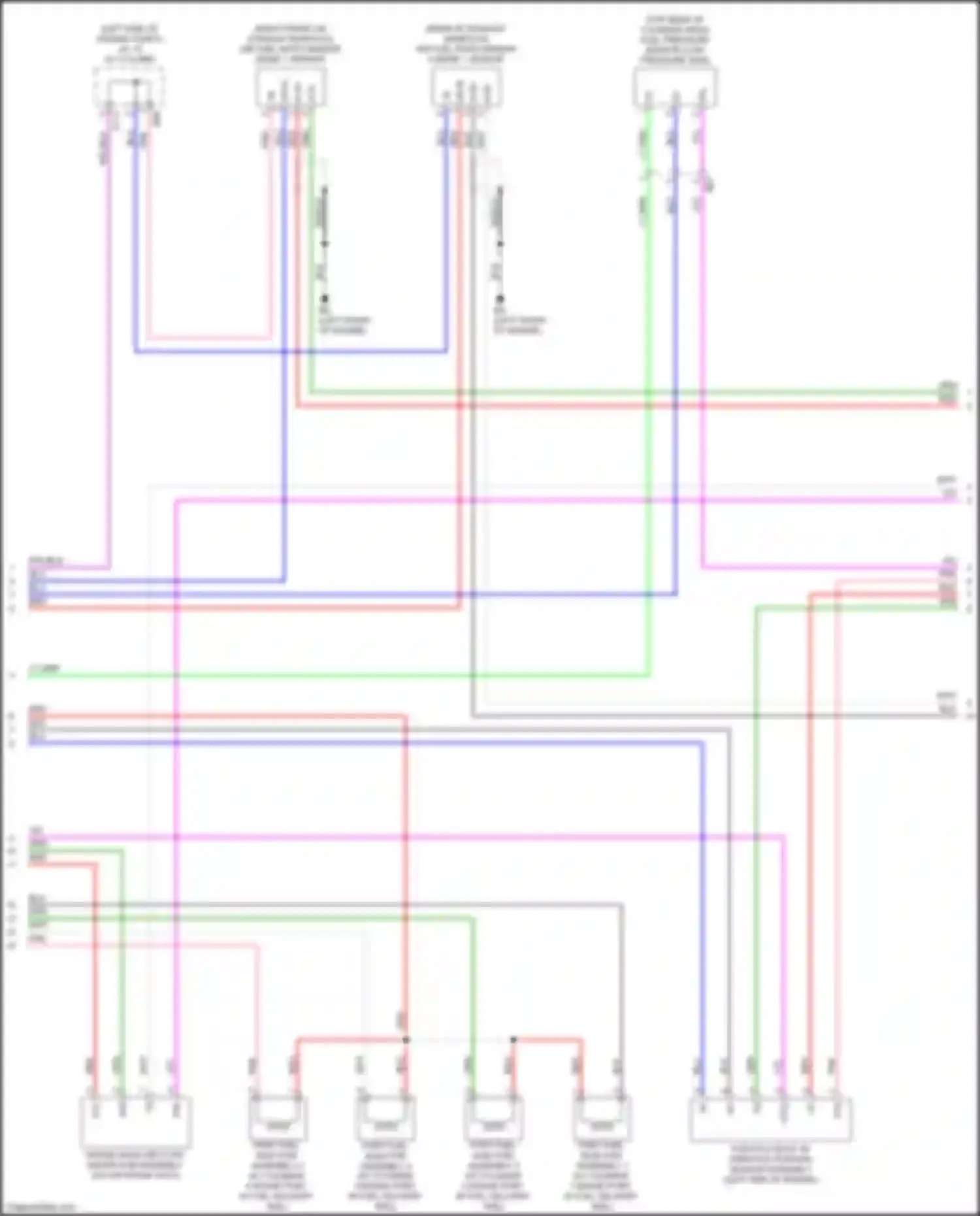 Wiring diagram port fuel injector assembly 2 for Lexus RX V (2022-2024) (3 of 4)