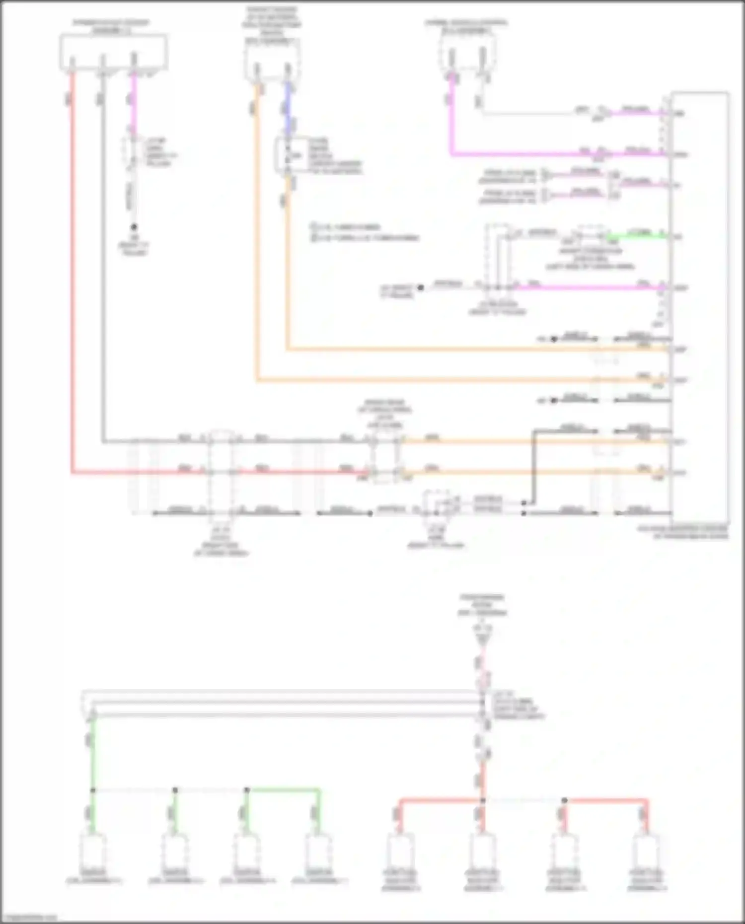 Wiring diagram port fuel injector assembly 3 for Lexus RX V (2022-2024) (1 of 4)