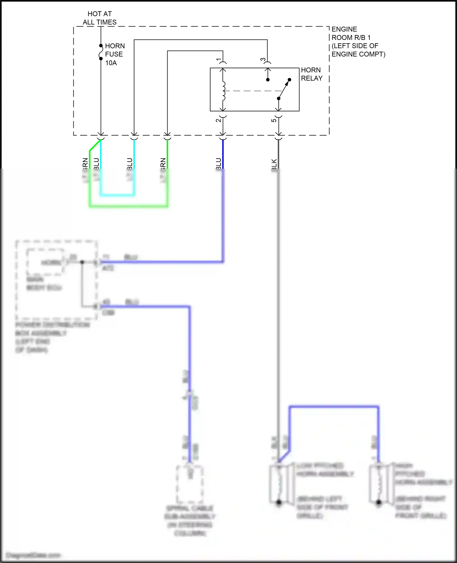 Lexus RX V (2022-2024) power distribution box assembly wiring diagram  (54 of 100)