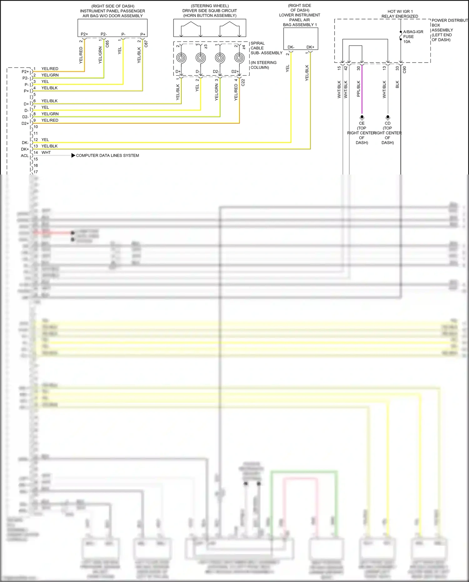 Lexus RX V (2022-2024) power distribution box assembly wiring diagram  (77 of 100)