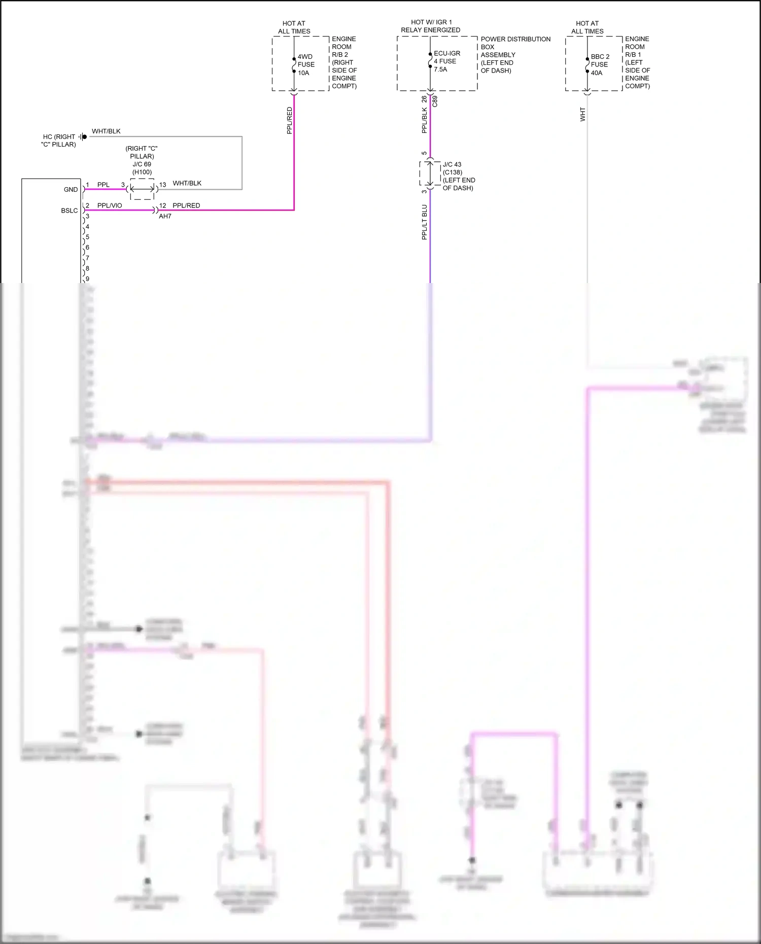 Lexus RX V (2022-2024) ppl/blk wiring diagram  (61 of 95)