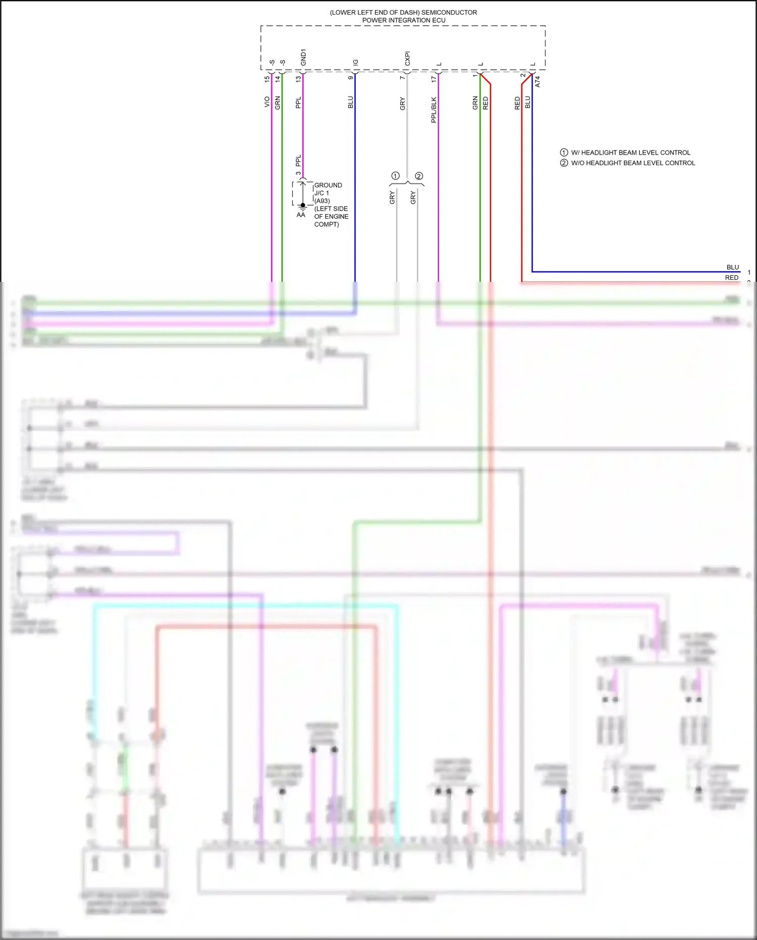 Lexus RX V (2022-2024) ppl/blk wiring diagram  (66 of 95)