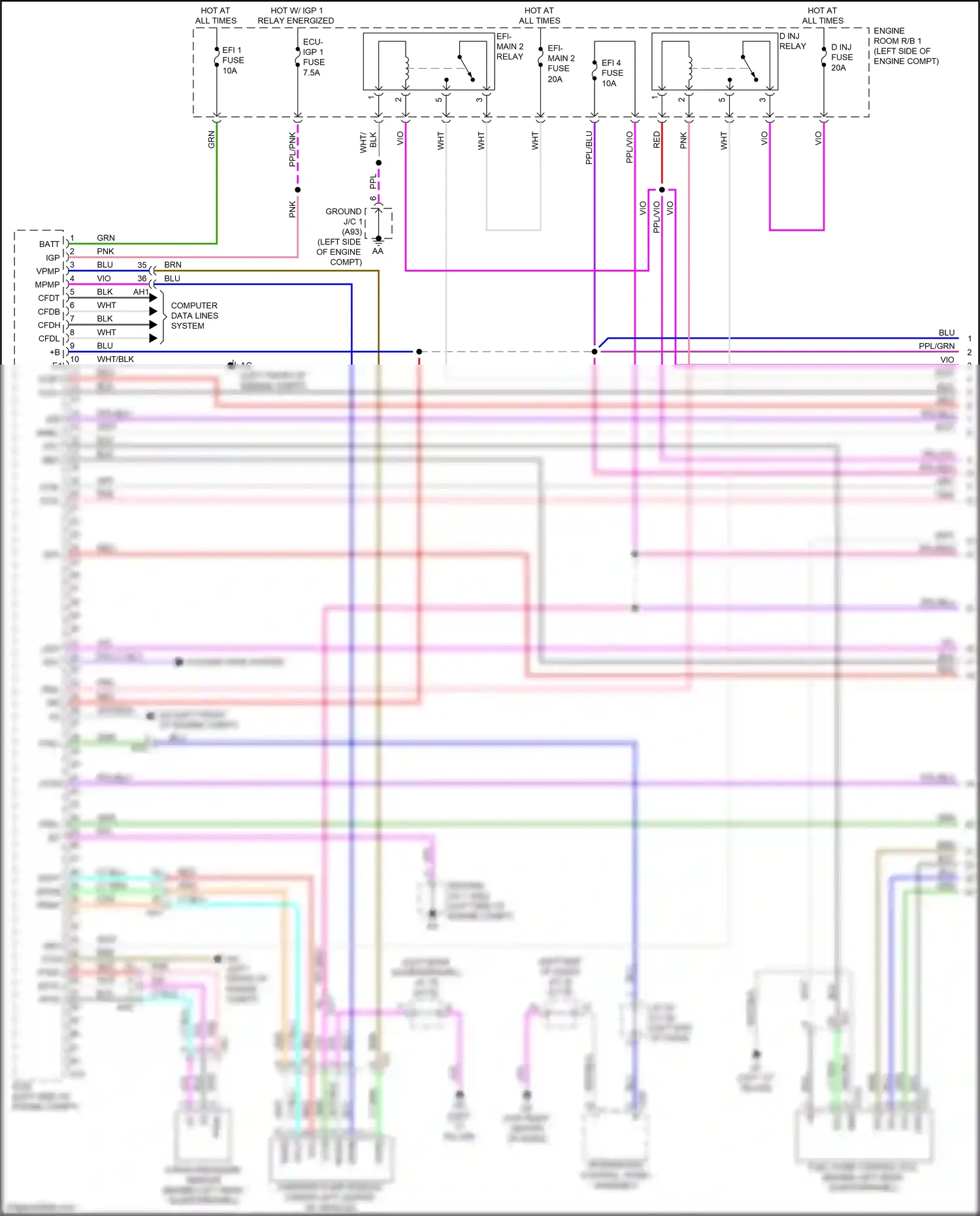 Lexus RX V (2022-2024) ppl/red wiring diagram  (91 of 98)