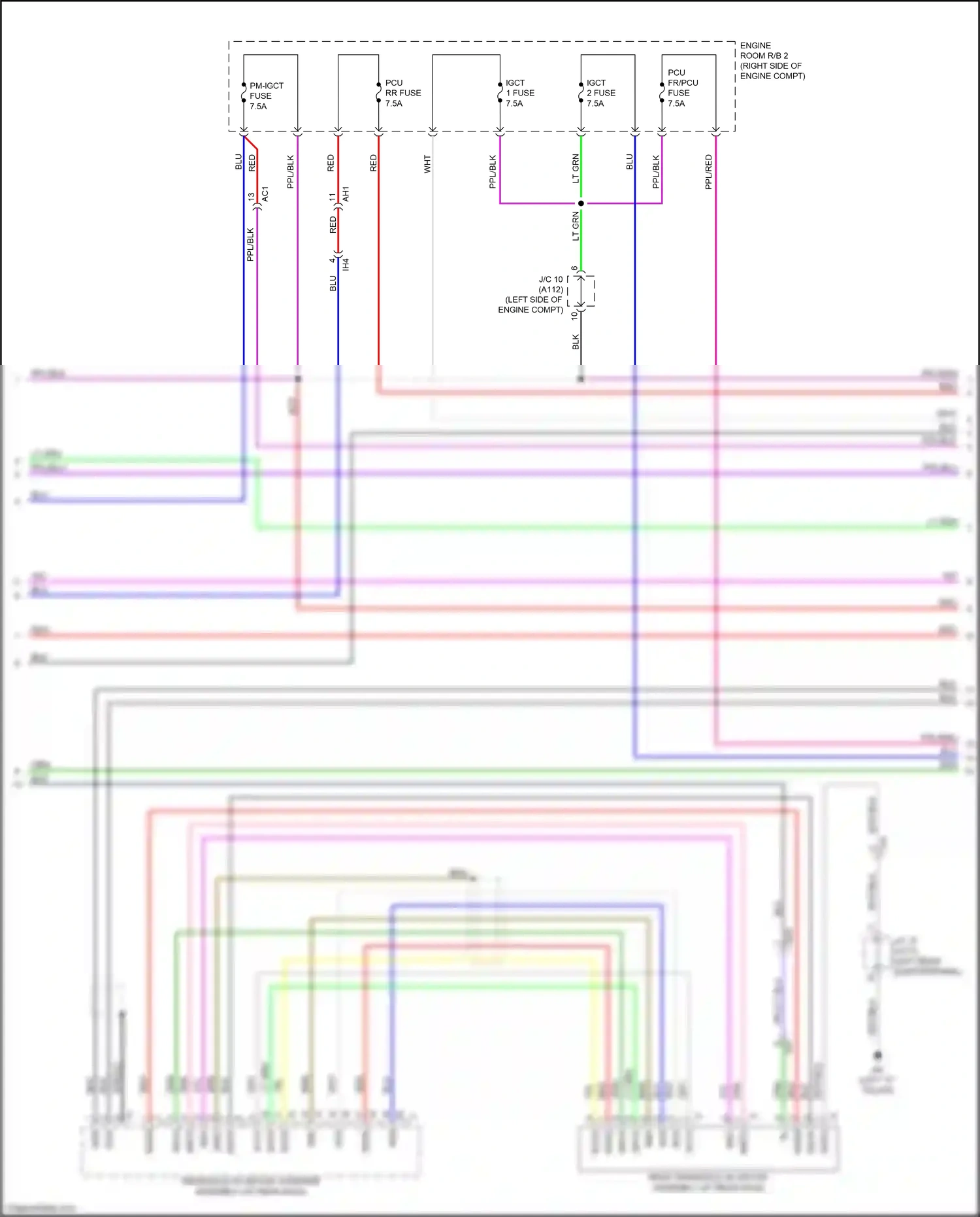 Lexus RX V (2022-2024) ppl/red wiring diagram  (96 of 98)