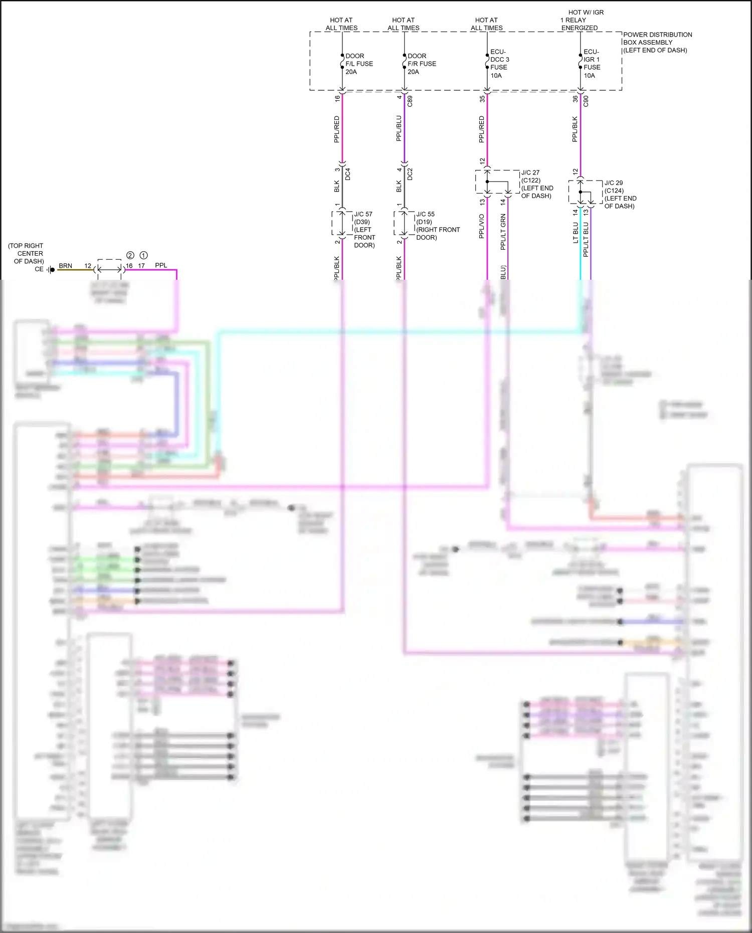 Lexus RX V (2022-2024) ppl/vio wiring diagram  (17 of 70)