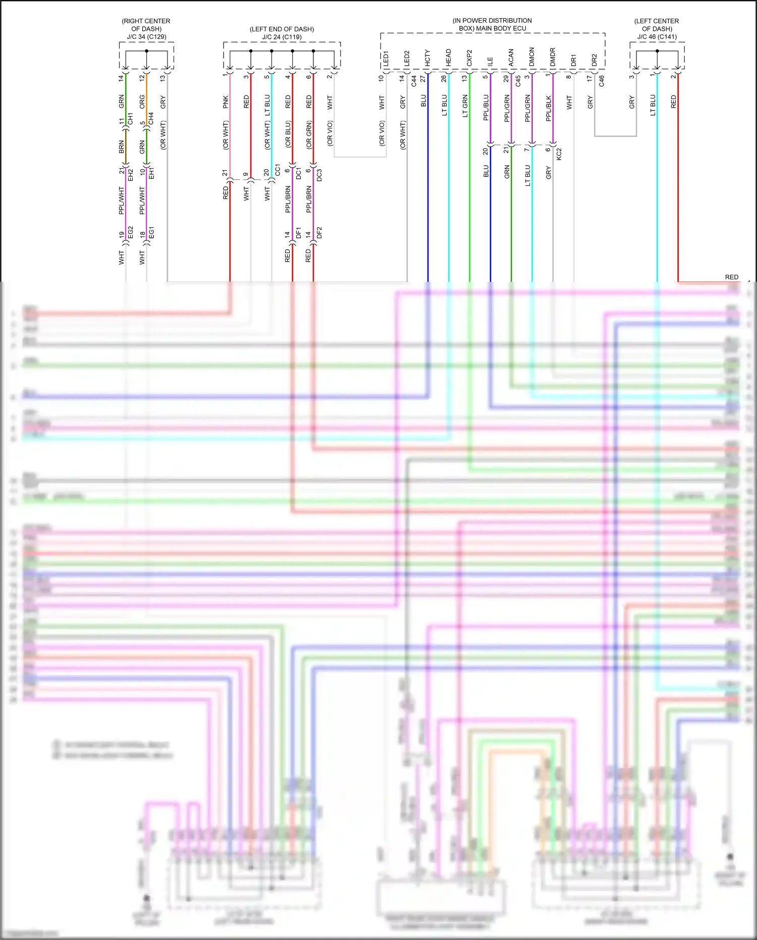 Lexus RX V (2022-2024) red wiring diagram  (182 of 189)