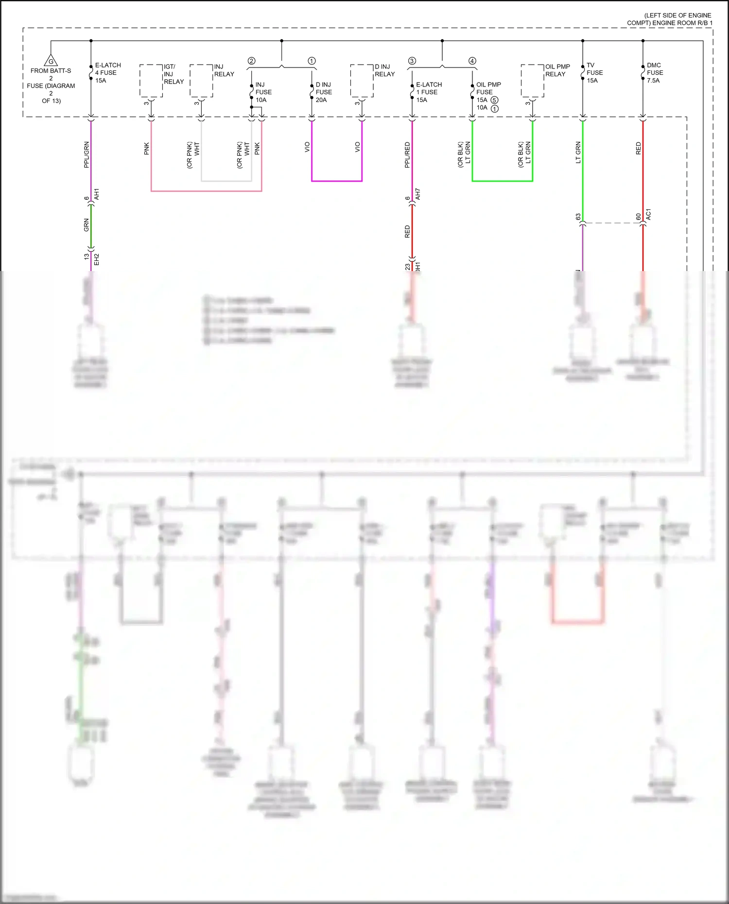 Lexus RX V (2022-2024) red wiring diagram  (48 of 189)