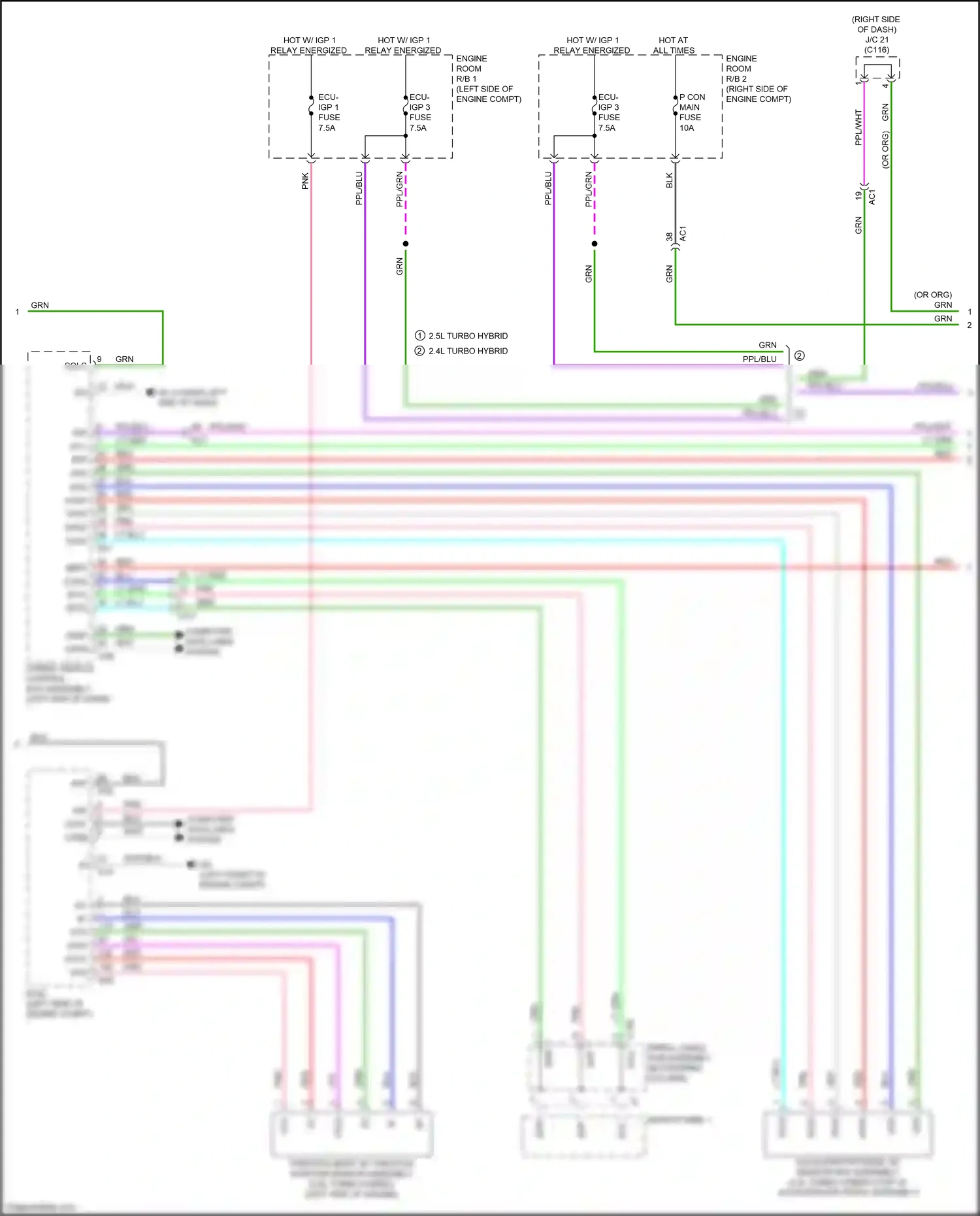 Lexus RX V (2022-2024) red wiring diagram  (167 of 189)