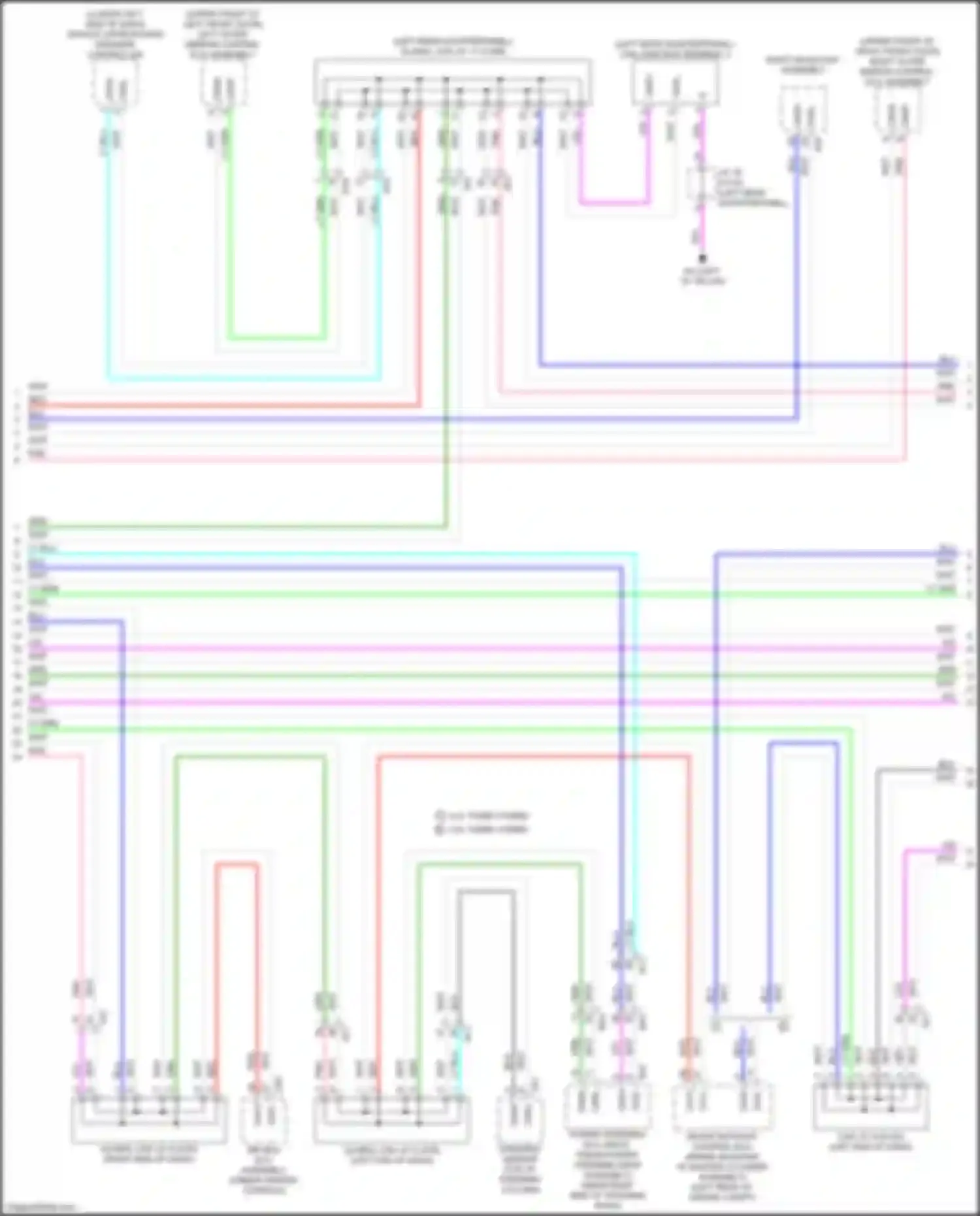 Wiring diagram right headlight assembly for Lexus RX V (2022-2024) (1 of 8)