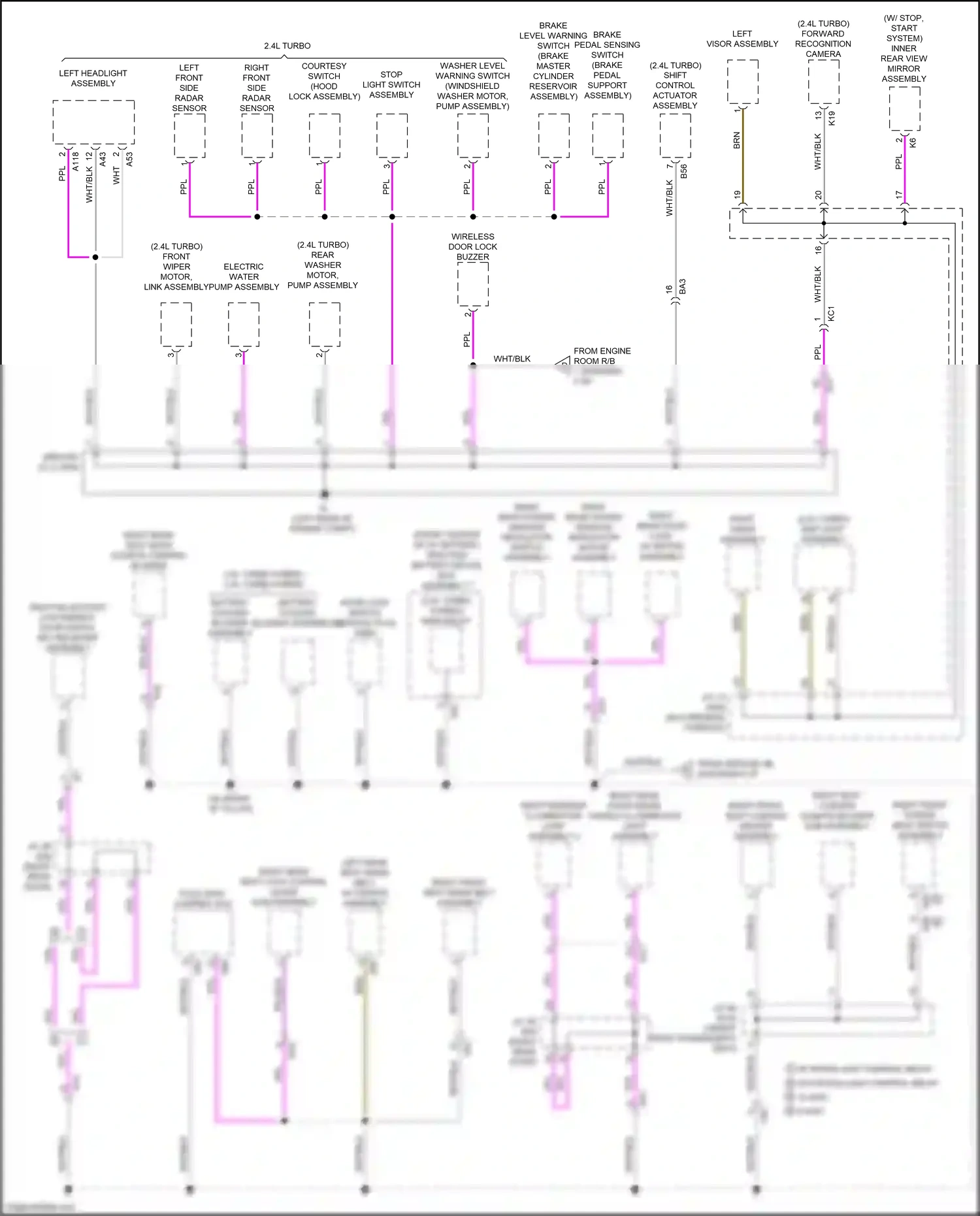 Lexus RX V (2022-2024) shift control actuator assembly wiring diagram  (4 of 12)