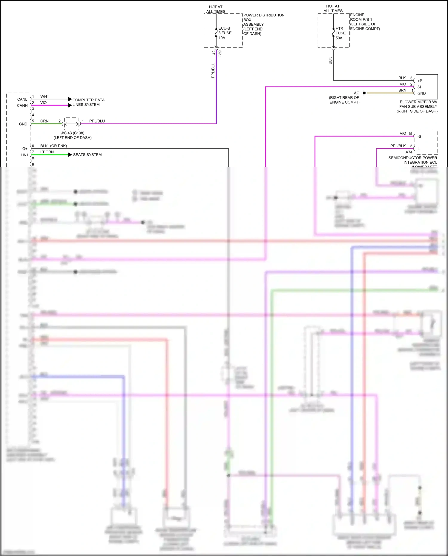 Lexus RX V (2022-2024) smog ventilation sensor wiring diagram  (1 of 4)