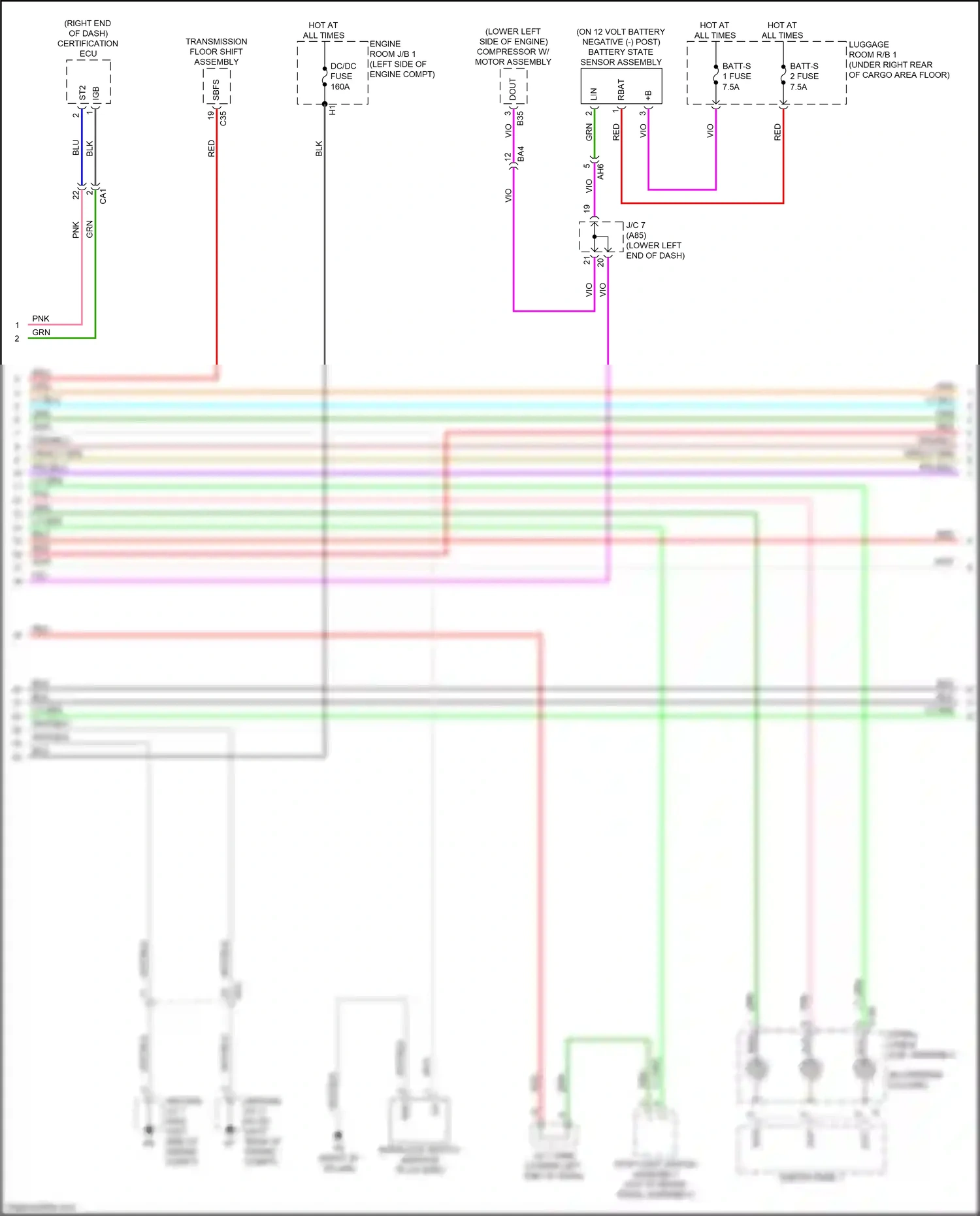 Lexus RX V (2022-2024) spiral cable sub-assembly wiring diagram  (17 of 17)