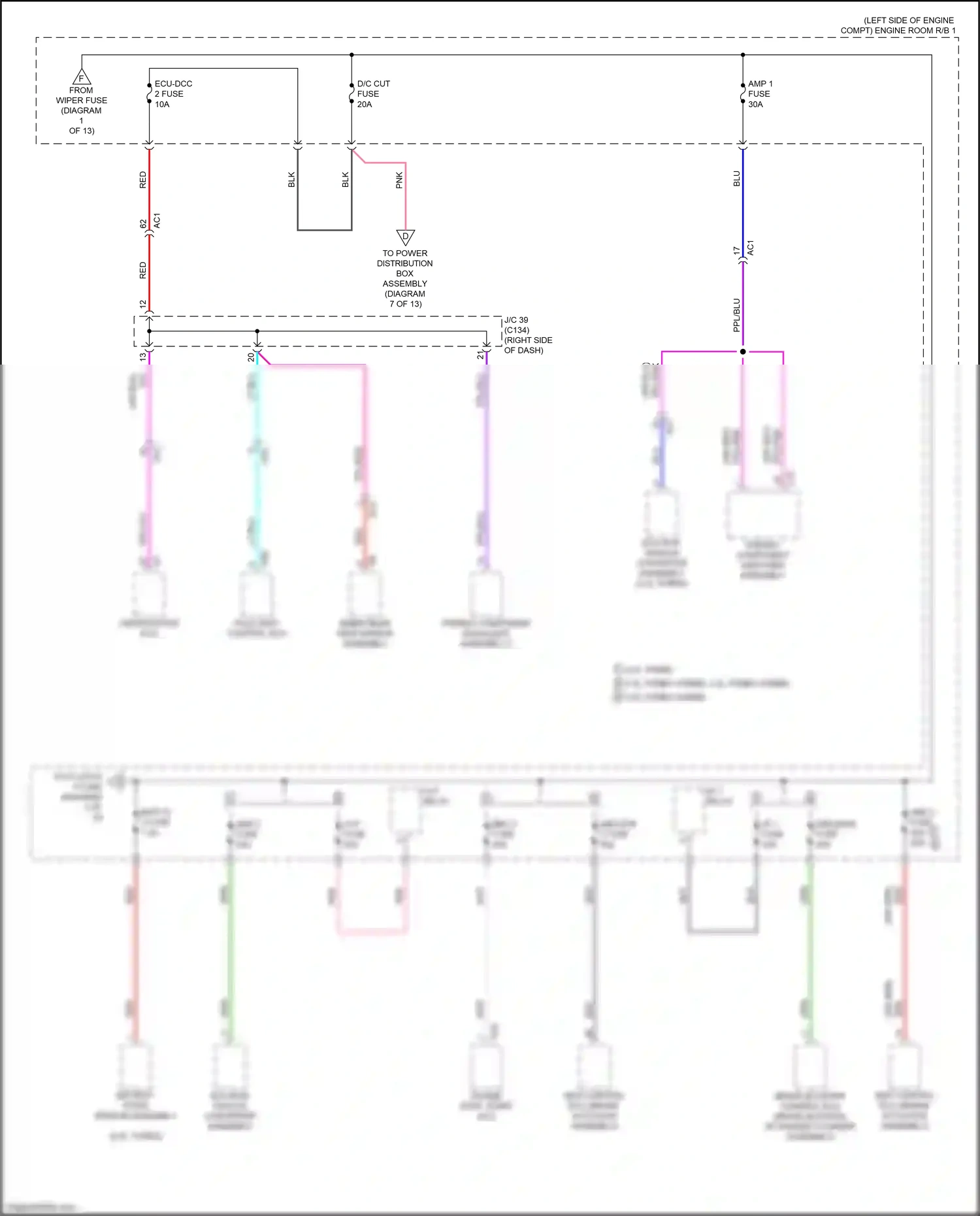 Lexus RX V (2022-2024) stereo component amplifier assembly wiring diagram  (6 of 10)