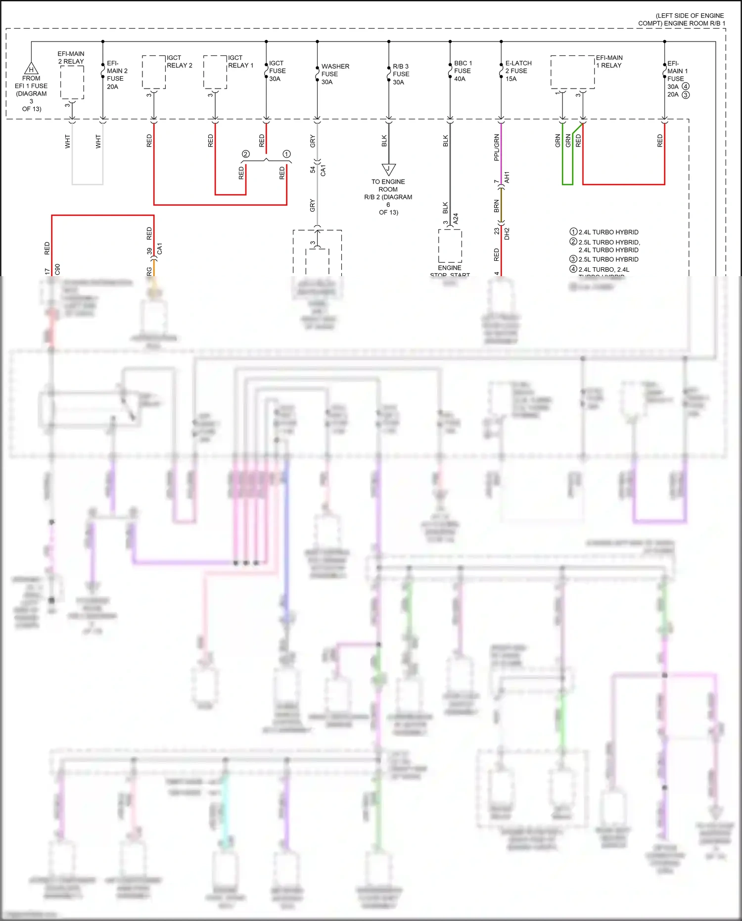 Lexus RX V (2022-2024) stereo component equalizer assembly 2 wiring diagram  (4 of 5)
