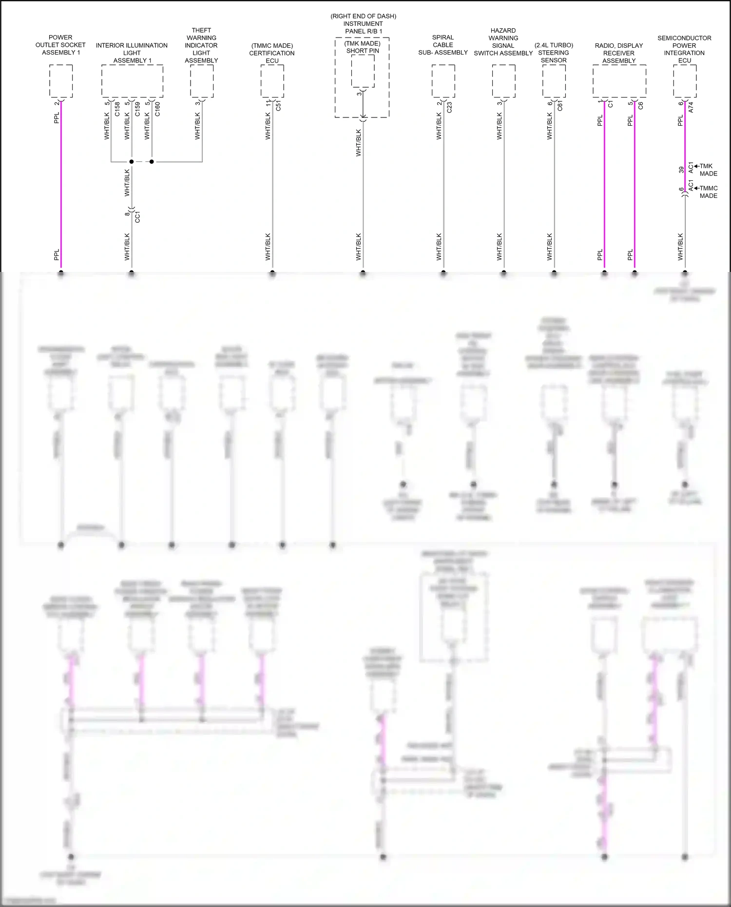 Lexus RX V (2022-2024) stereo component equalizer assembly wiring diagram  (4 of 7)